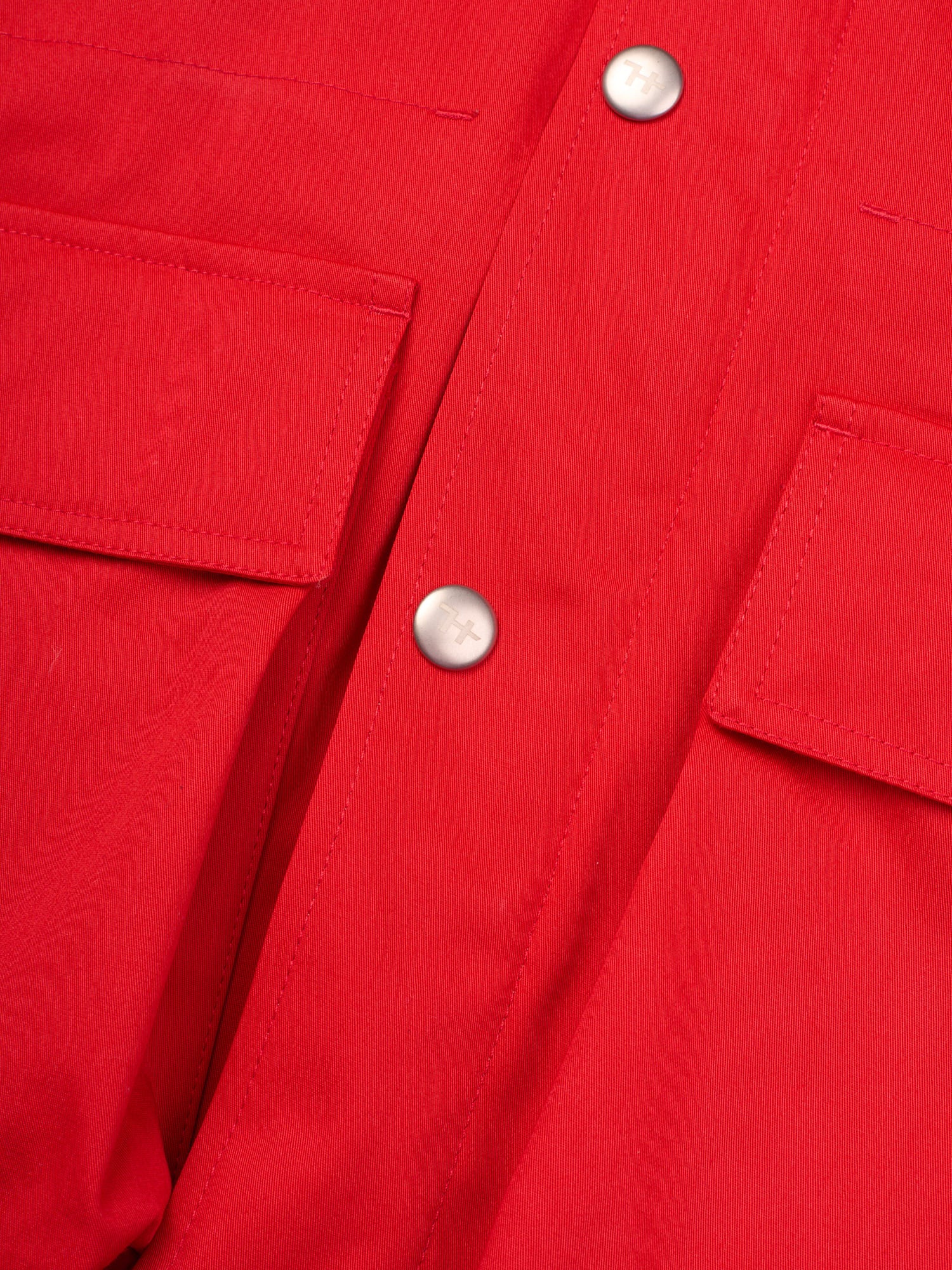 HOLUBAR "Deer Hunter" Red Cotton Hooded Safari Field Jacket