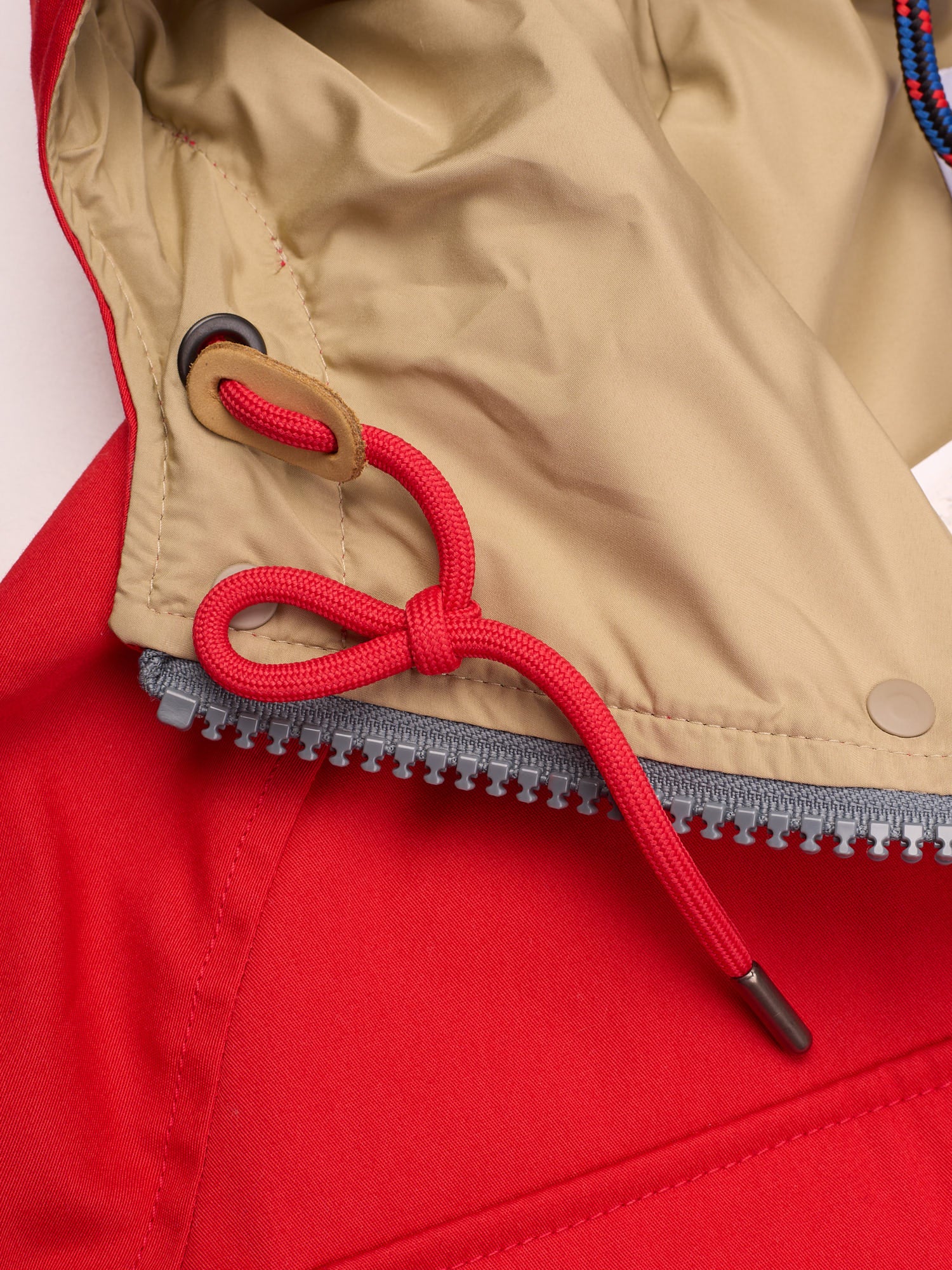 HOLUBAR "Deer Hunter" Red Cotton Hooded Safari Field Jacket