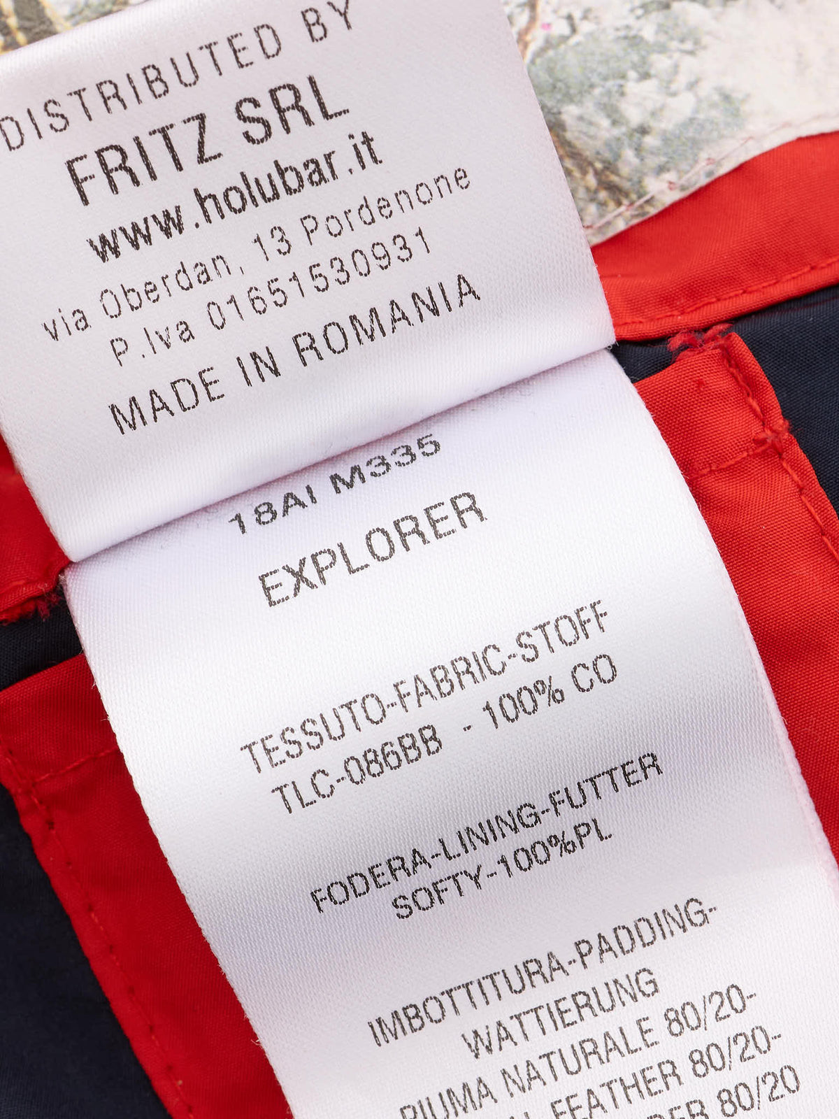 Rare HOLUBAR "Explorer" Blue Down Parka Jacket Alpaca Cabourn Everest