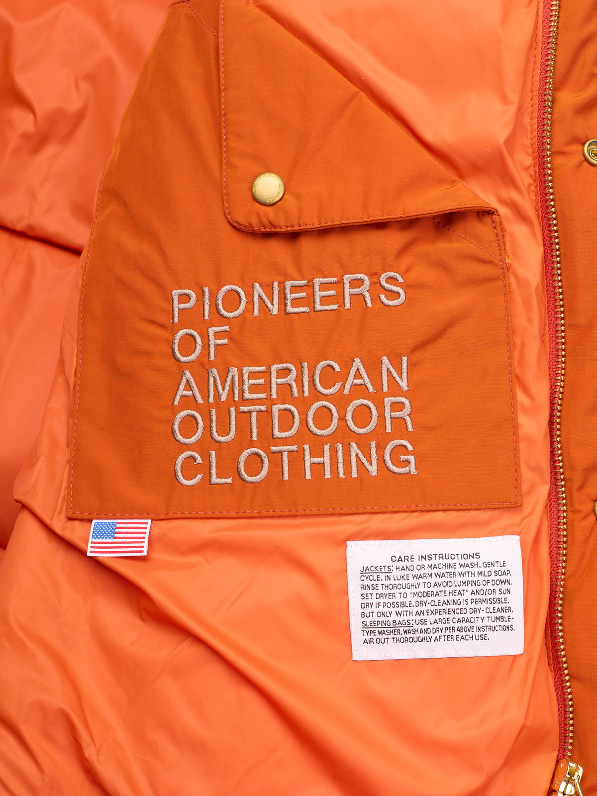 HOLUBAR "Mustang" Dark Orange Down Puffer Jacket Vest NEW Convertible