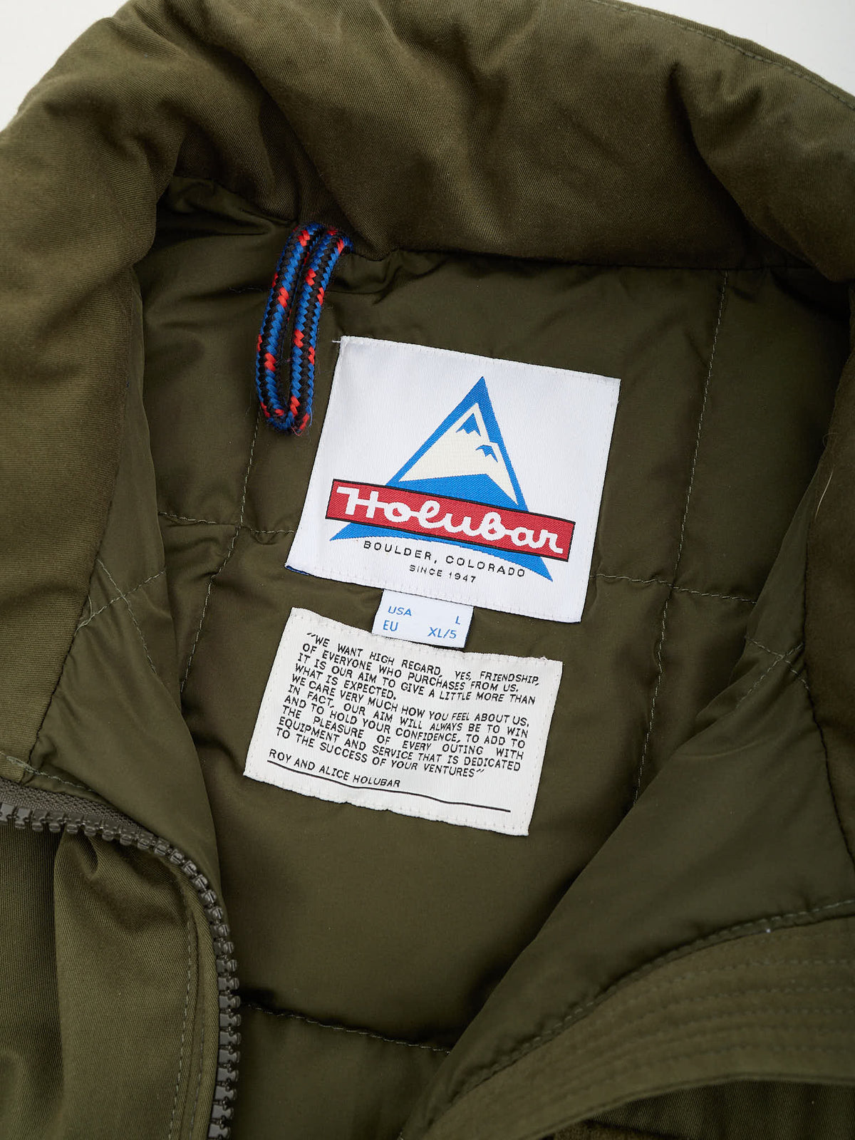 HOLUBAR "New Short Hunter" Green Down Jacket Parka