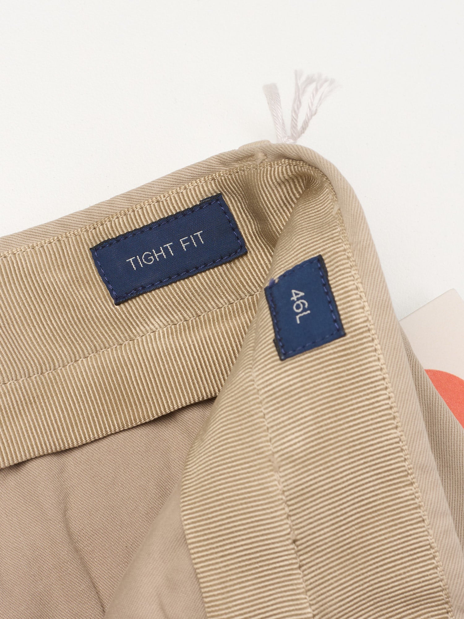 INCOTEX Beige Cotton Tight Fit Comfortchino Pants NEW Size 30