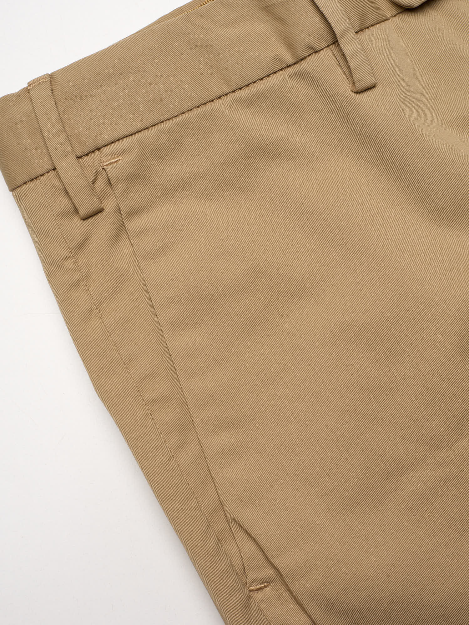 INCOTEX Beige "Royal Batavia" Cotton Slim Fit Chino Pants