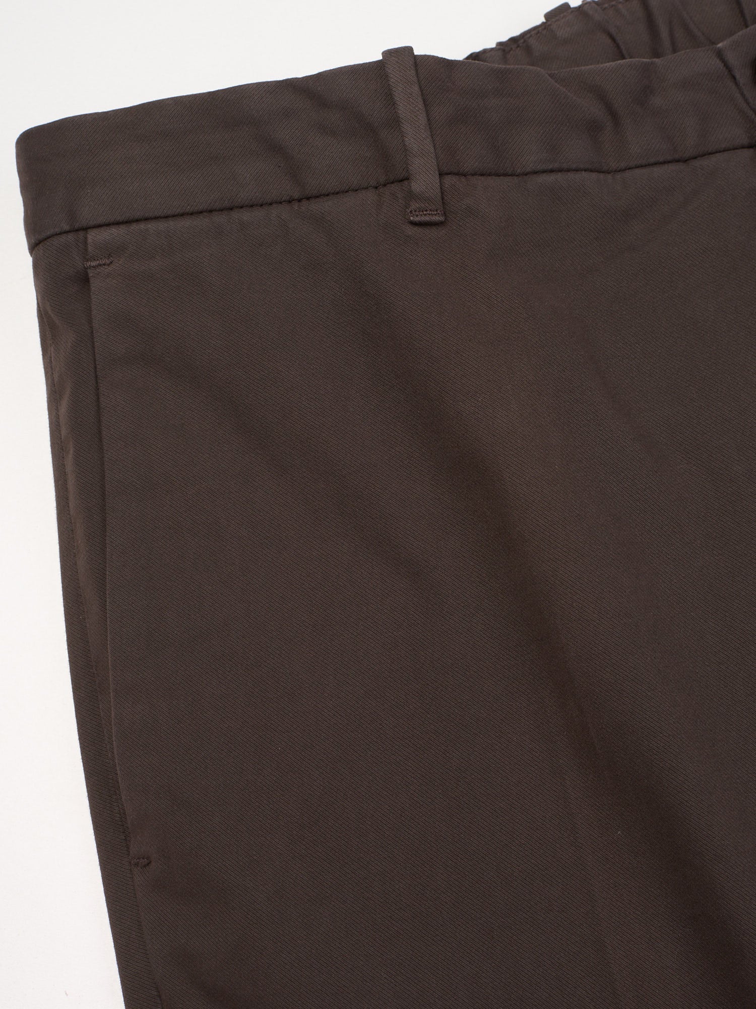 INCOTEX High Comfort Brown Cotton-Lyocell Slim Fit Chino Pants NEW Size 34