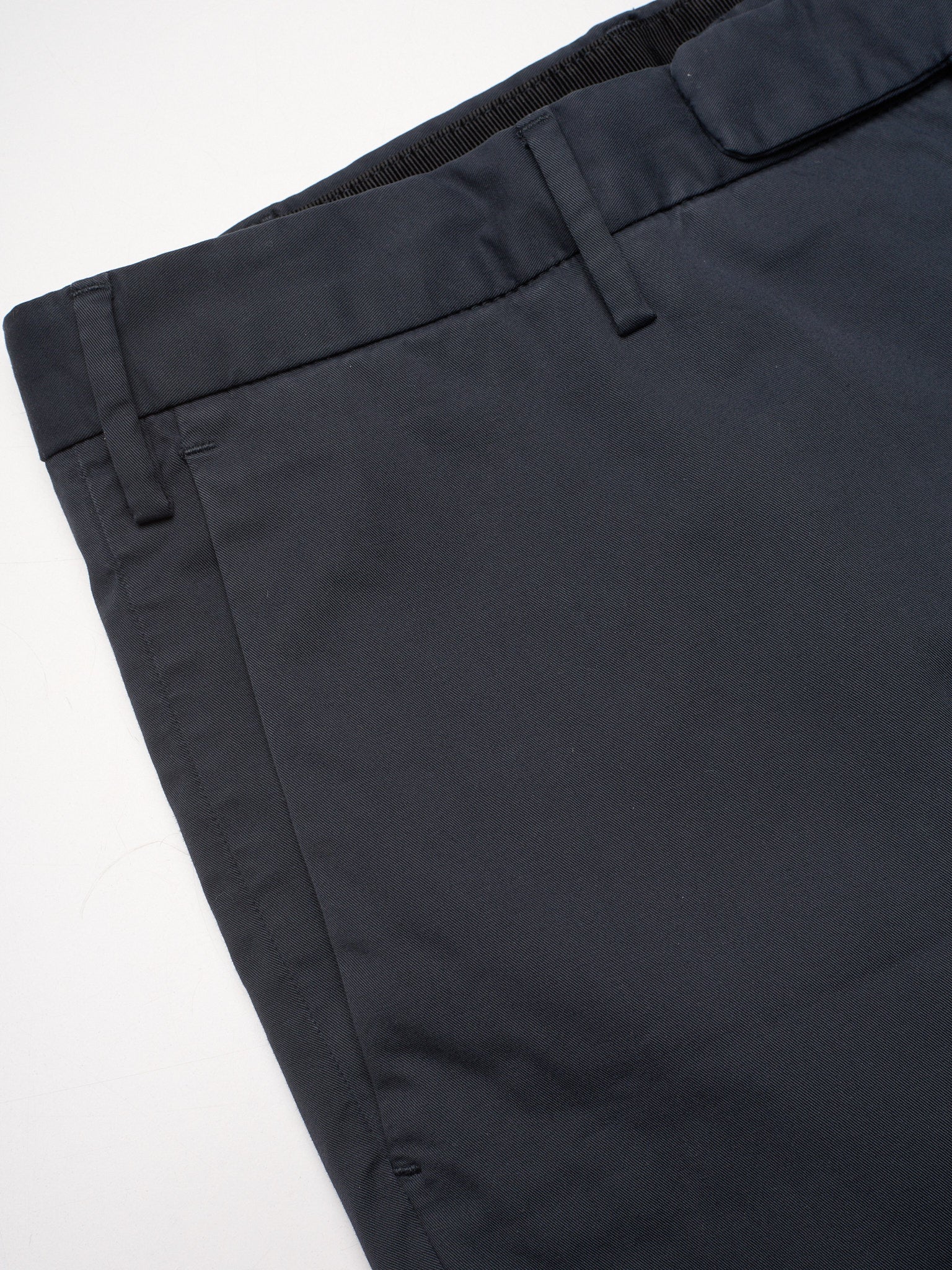 INCOTEX Navy "Royal Batavia" Cotton Slim Fit Chino Pants