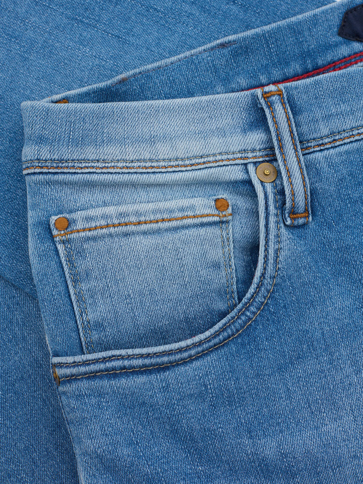 INCOTEX "Blue Division" Blue Cotton 5 Pocket Jeans