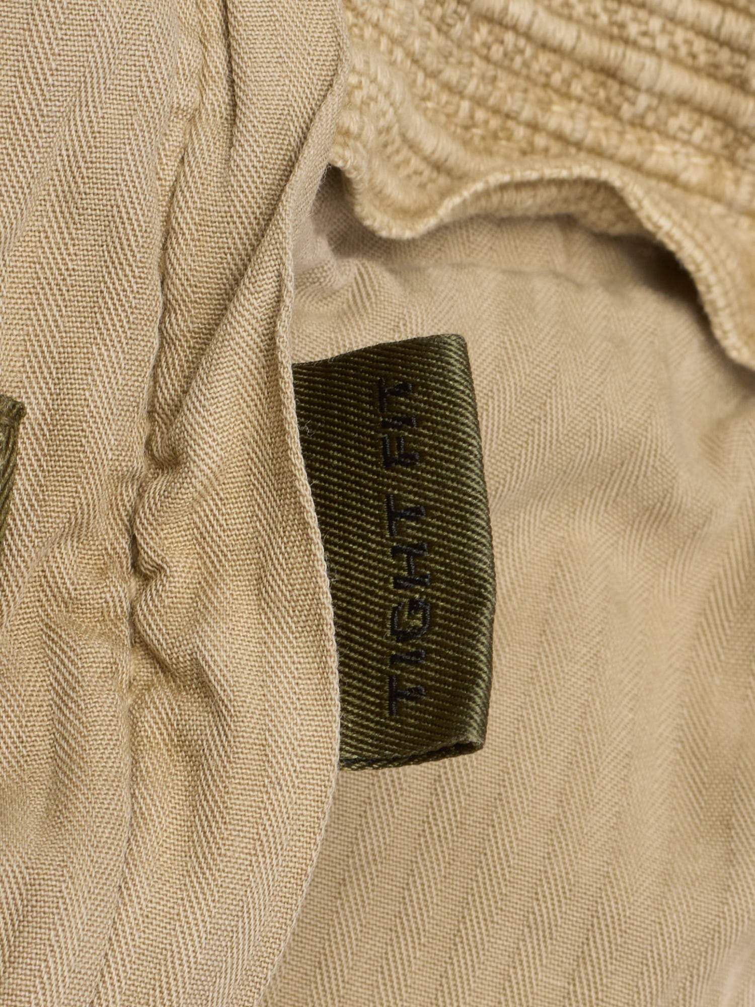 INCOTEX "Slacks" Tan Khakie Cotton Tight Fit Chino Pants NEW