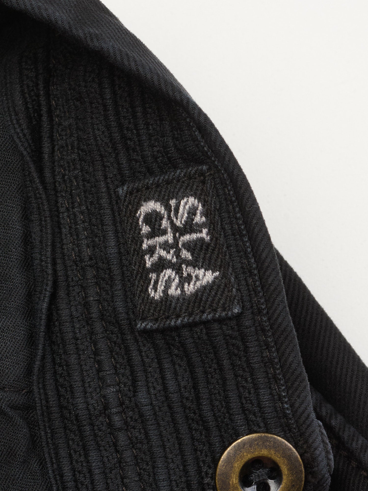 INCOTEX "Slacks" Black Cotton Tight Fit Tricochino Pants NEW