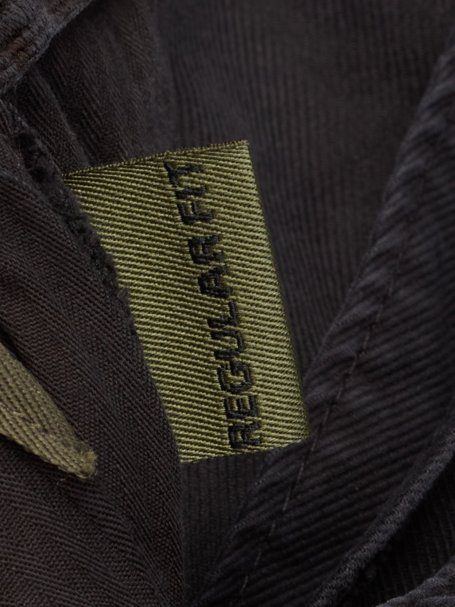 INCOTEX "Slacks" Black Twill Cotton Regular Fit Chino Pants NEW Size 38