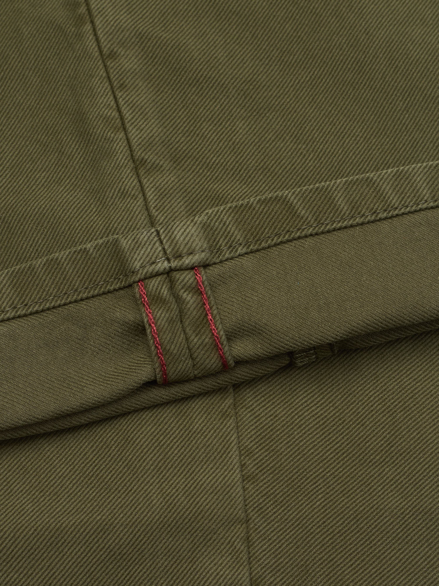 INCOTEX "Slacks" Green Cotton Slim Fit Tricochino Pants NEW Size 33