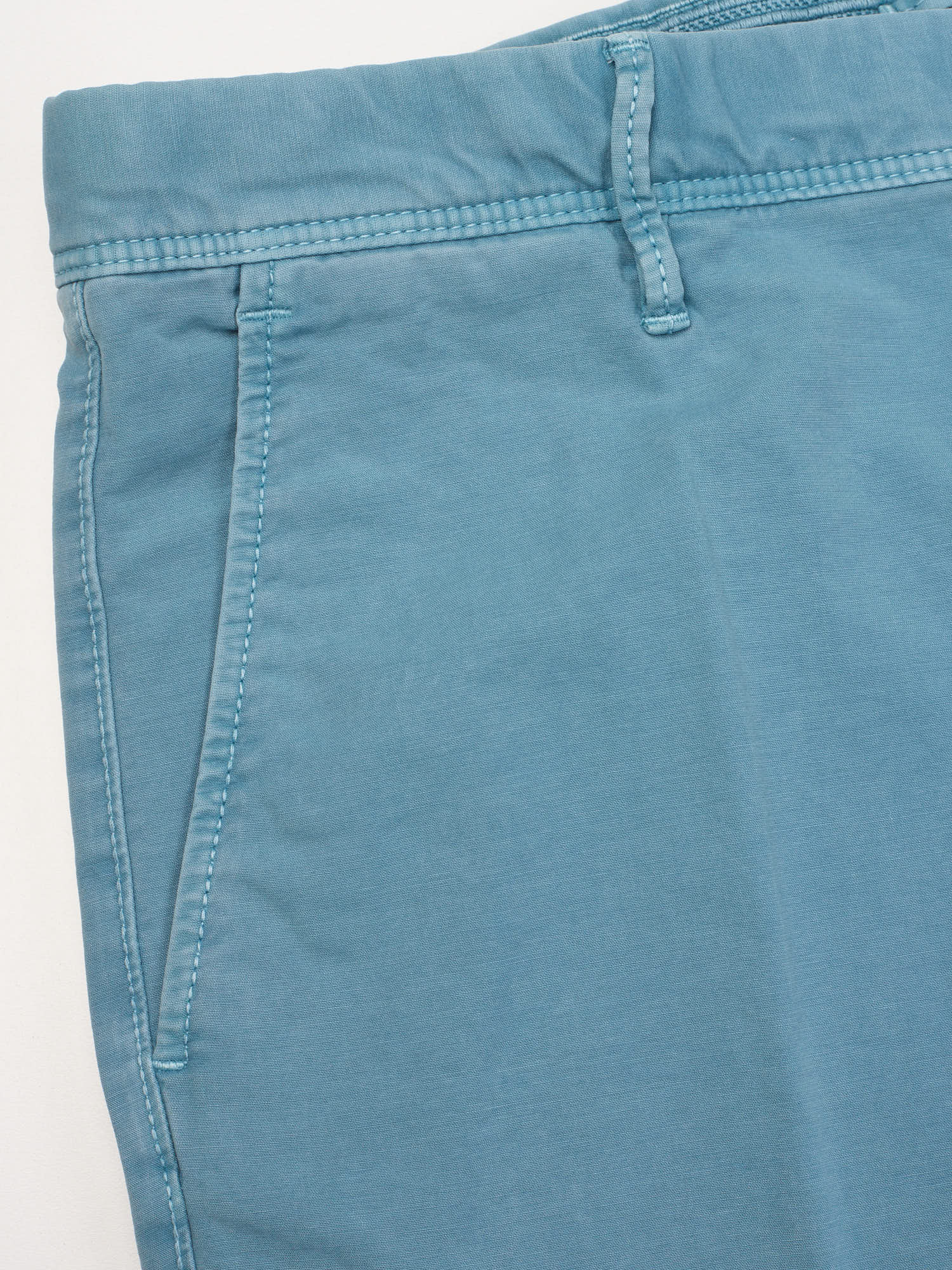 INCOTEX "Slacks" Light Blue Cotton Slim Fit Chino Pants NEW