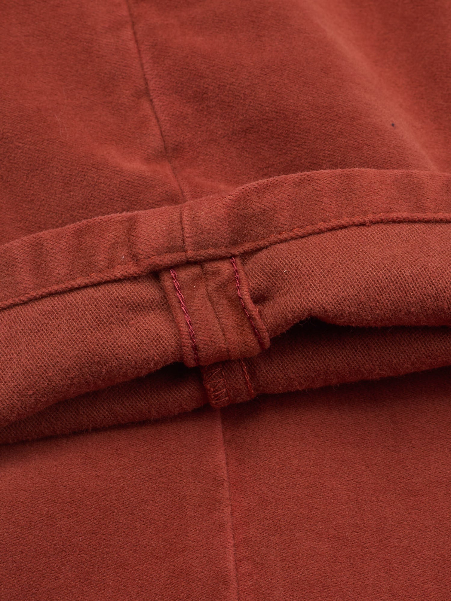 INCOTEX "Slacks" Moleskin Terracotta Cotton Tight Fit Chino Pants NEW Size 34