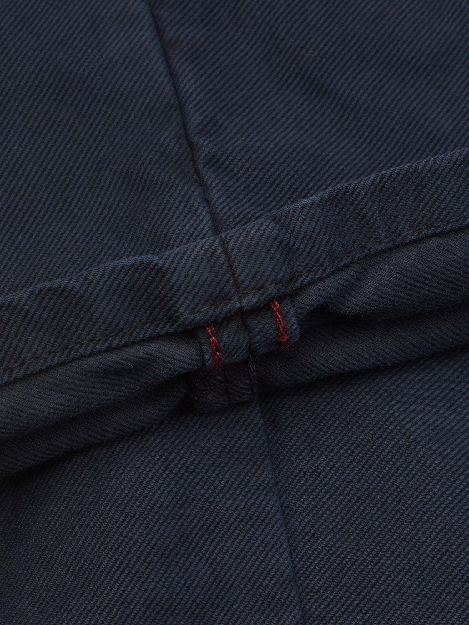 INCOTEX "Slacks" Navy Twill Cotton Regular Fit Chino Pants NEW