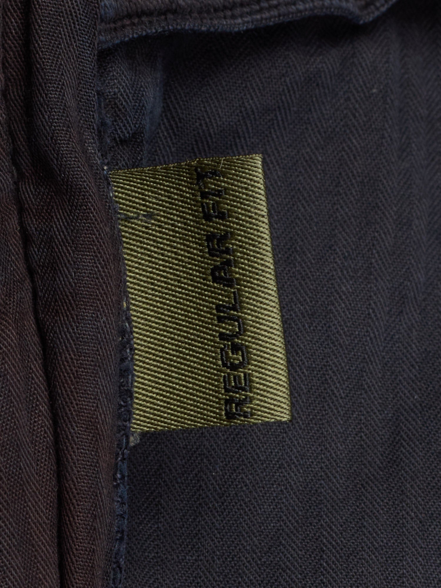 INCOTEX "Slacks" Navy Twill Cotton Regular Fit Chino Pants NEW