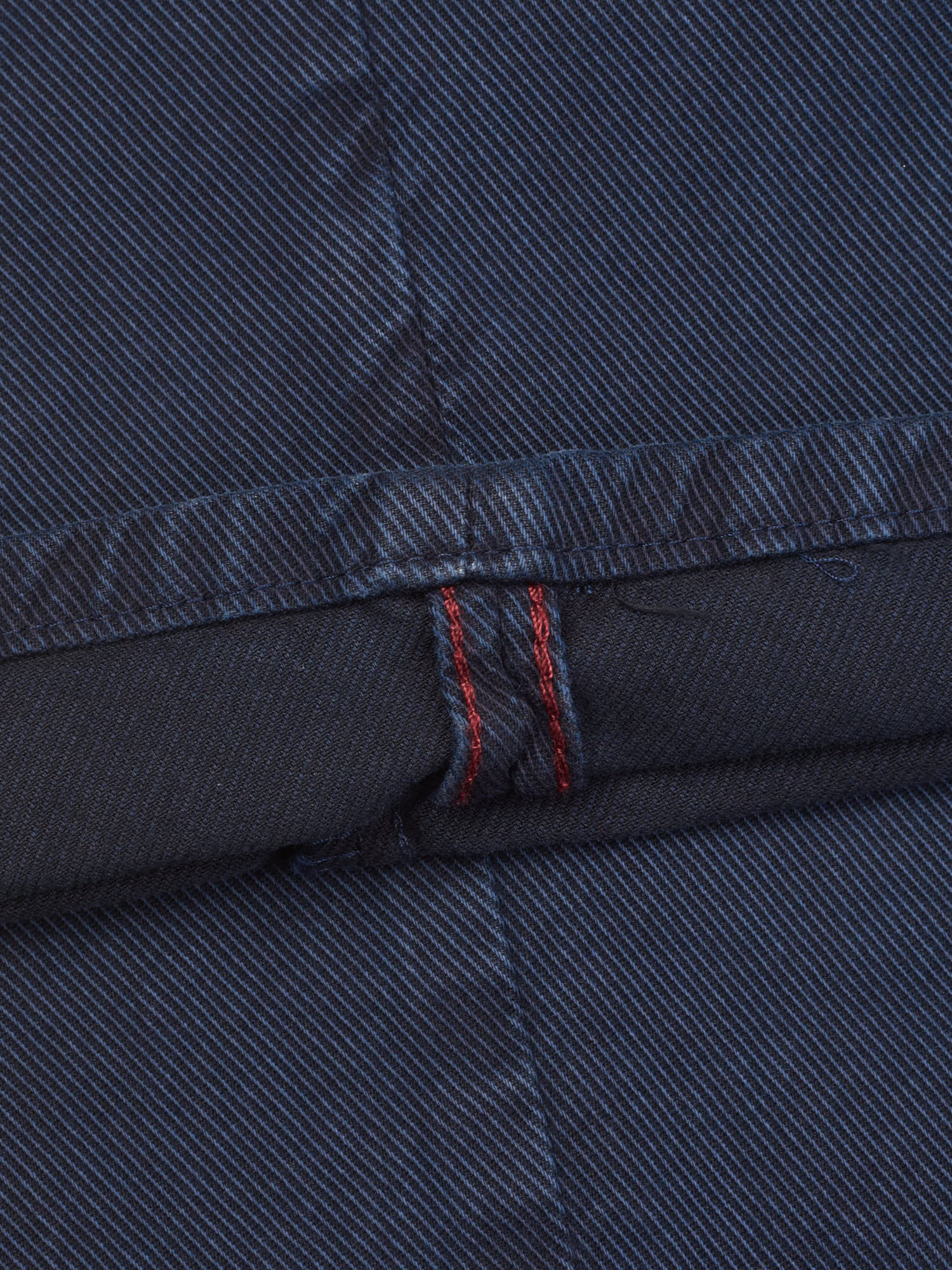 INCOTEX "Slacks" Navy Twill Cotton Tight Fit Chino Pants NEW Size 33