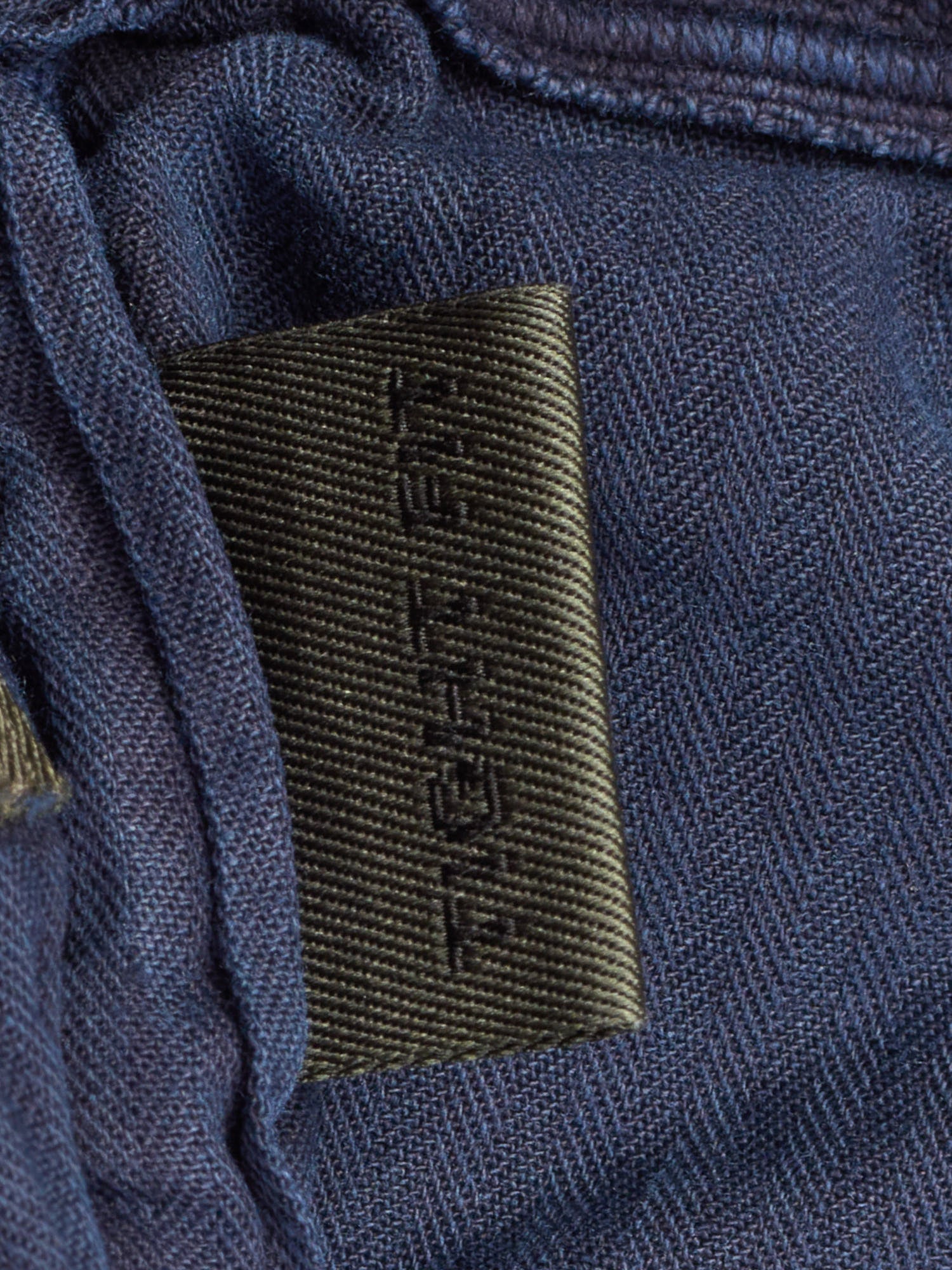 INCOTEX "Slacks" Navy Twill Cotton Tight Fit Chino Pants NEW Size 33