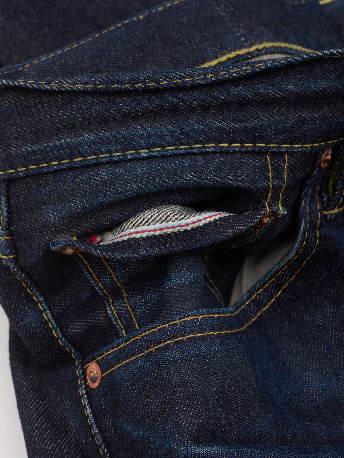 IRON HEART 666 14oz Selvedge Denim Slim Straight Cut Jeans
