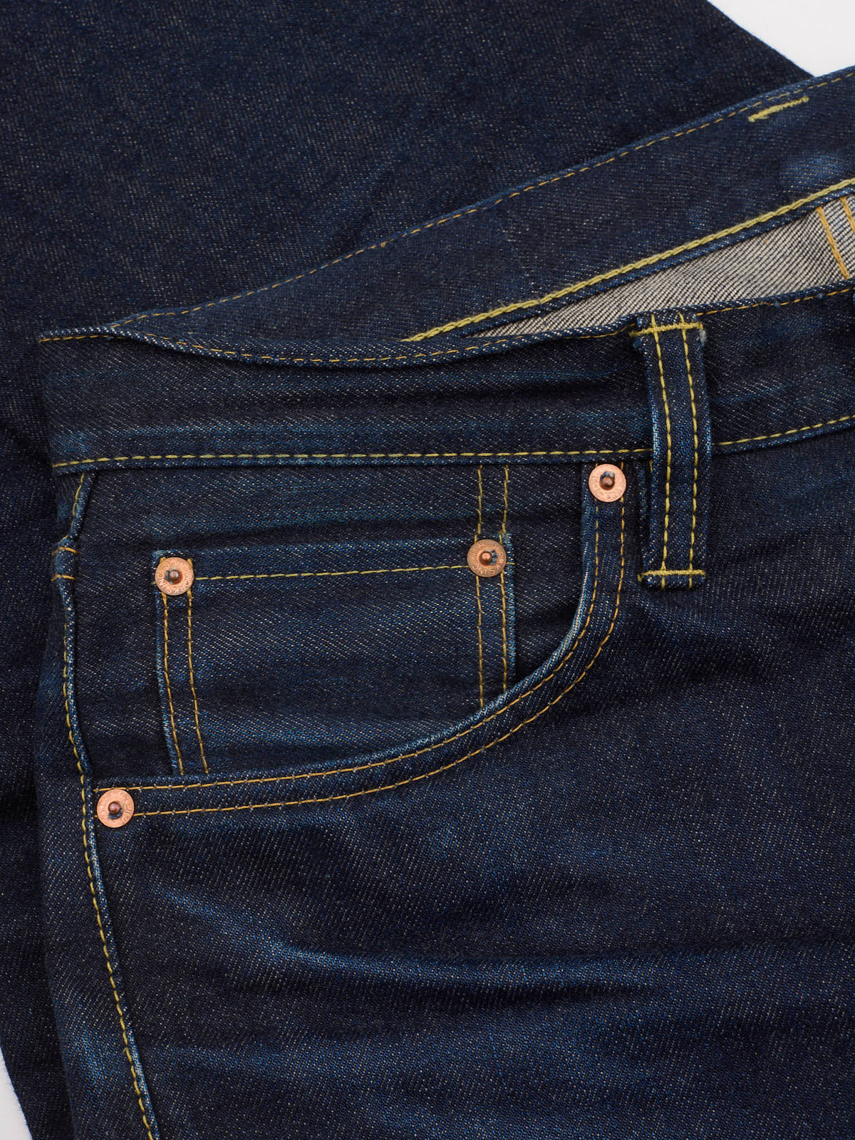 IRON HEART 666 14oz Selvedge Denim Slim Straight Cut Jeans