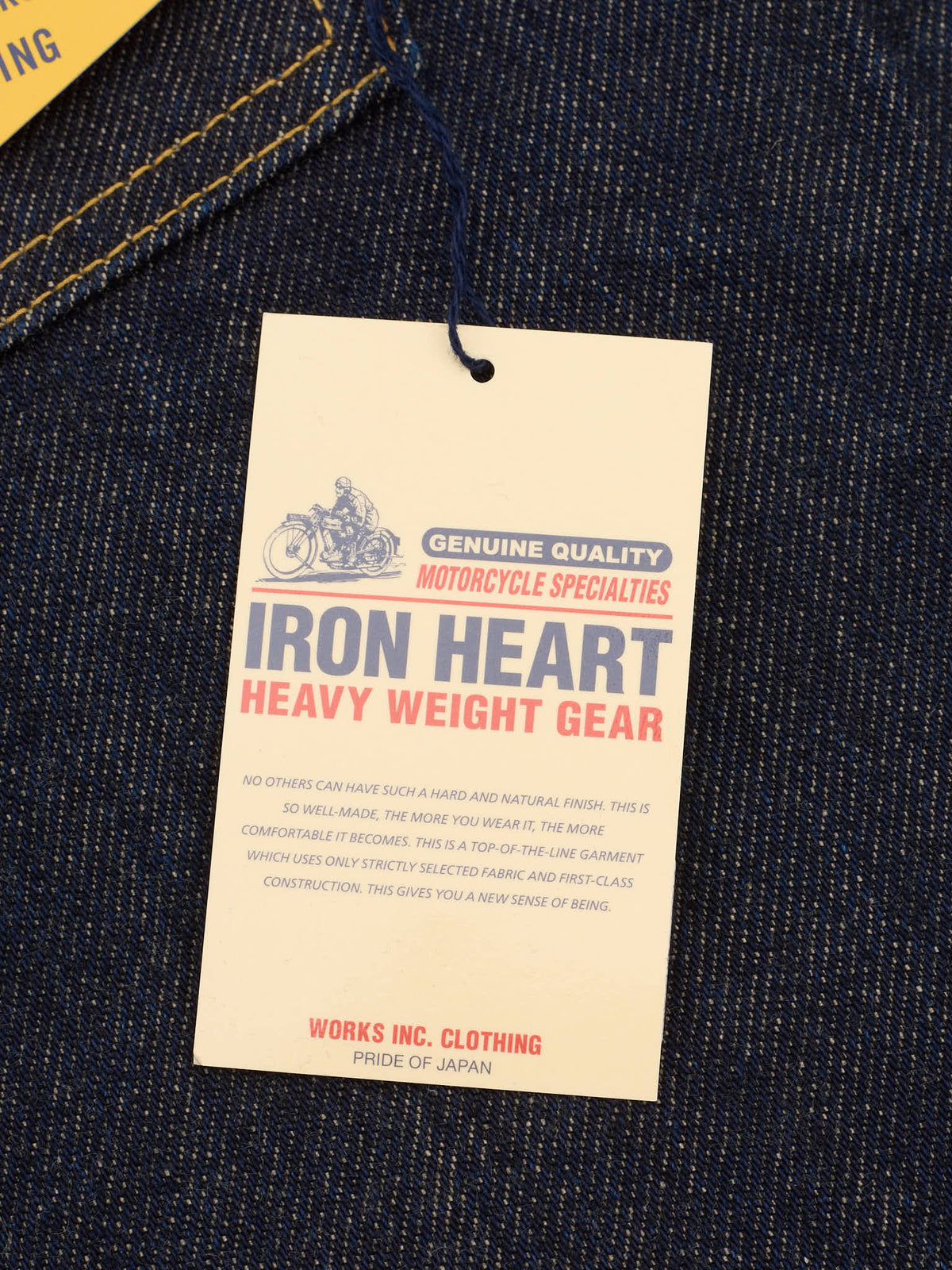 IRON HEART 634 21oz Selvedge Denim Indigo Straight Cut Jeans - 25 wears