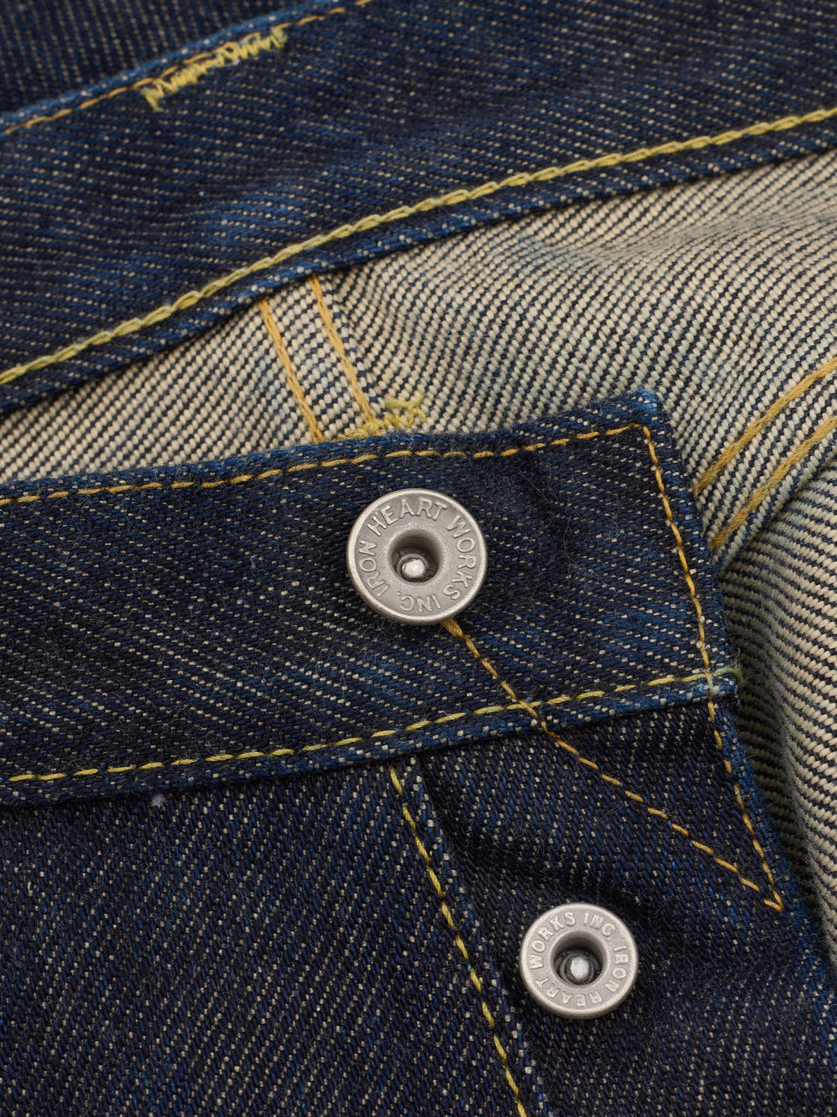 IRON HEART 634 21oz Selvedge Denim Indigo Straight Cut Jeans - 25 wears