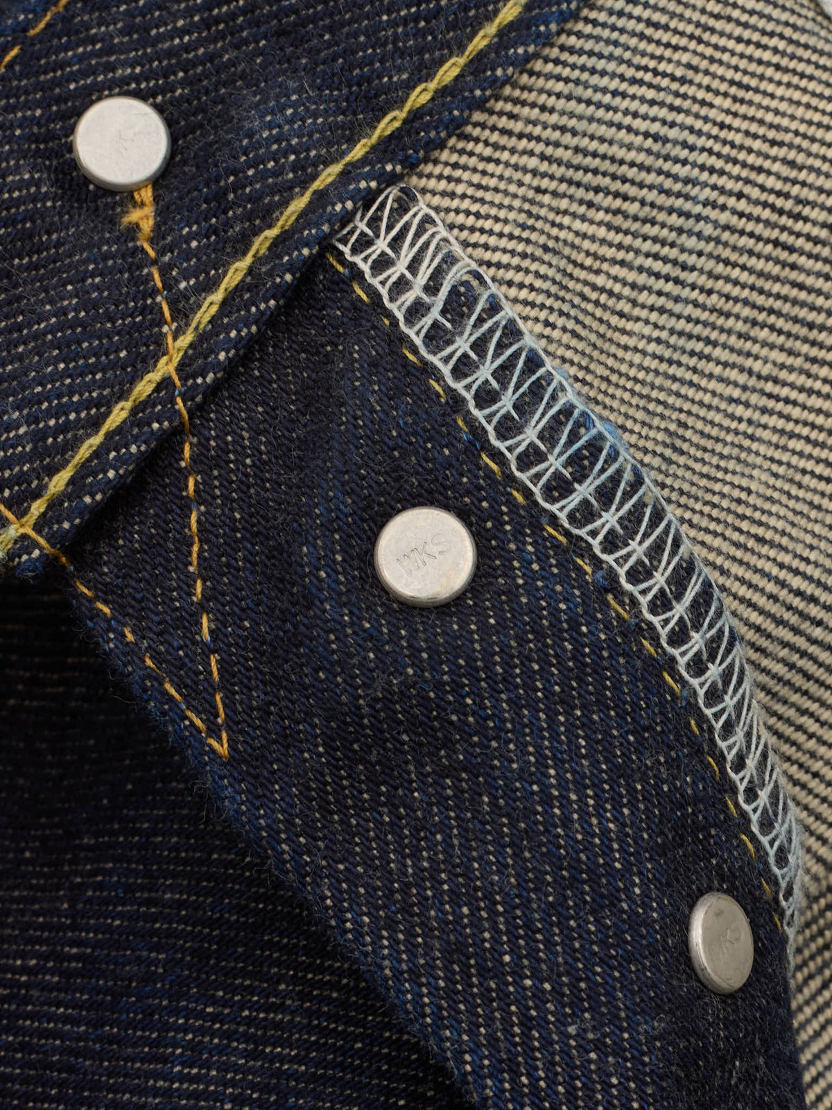 IRON HEART 634 21oz Selvedge Denim Indigo Straight Cut Jeans - 25 wears