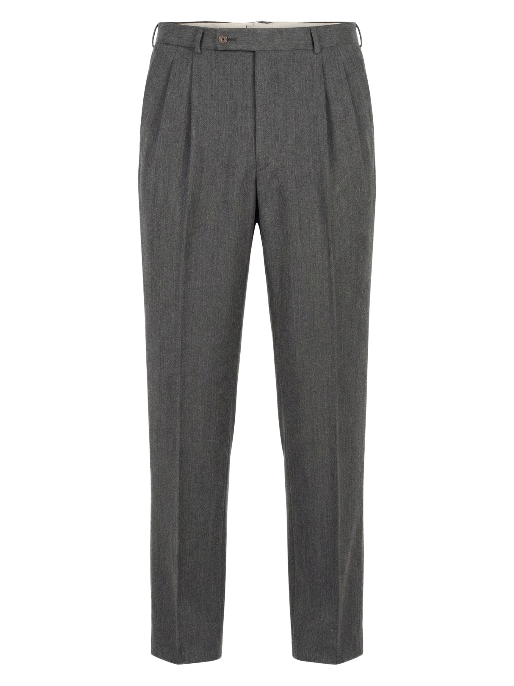 ISAIA For Sir Wilson Dark Gray Birdseye Wool Business Suit