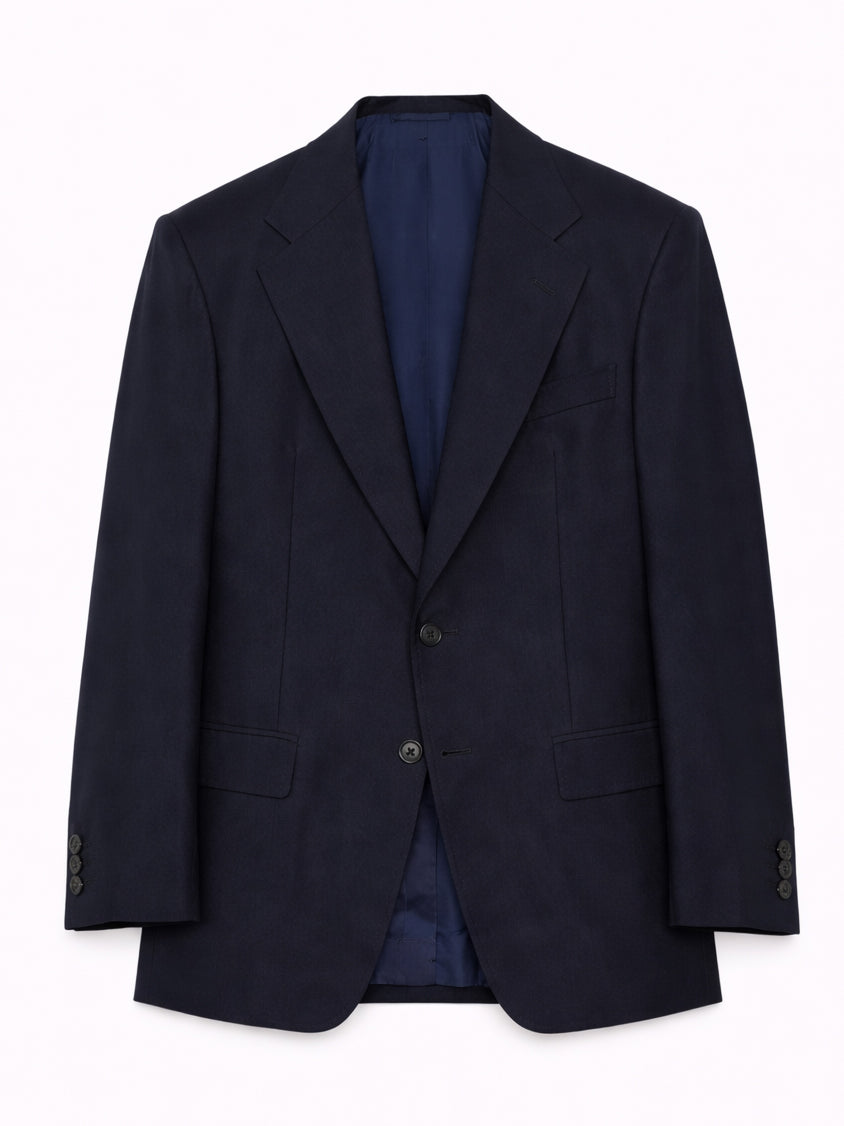 ISAIA For SIR WILSON Navy Blue Wool Business Suit