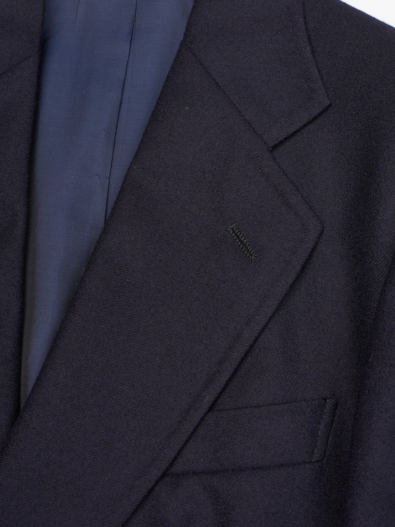 ISAIA For SIR WILSON Navy Blue Wool Business Suit