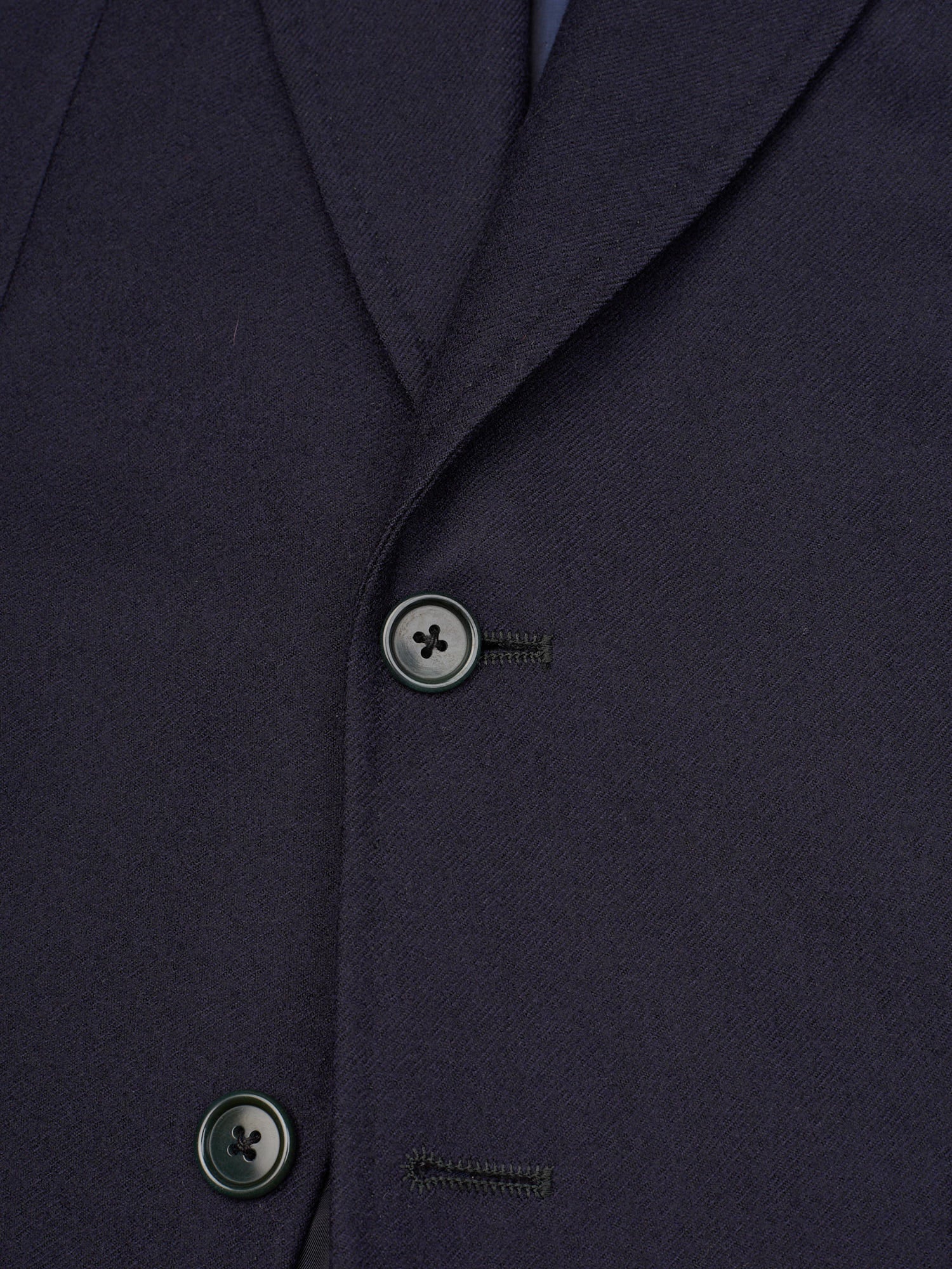 ISAIA For SIR WILSON Navy Blue Wool Business Suit