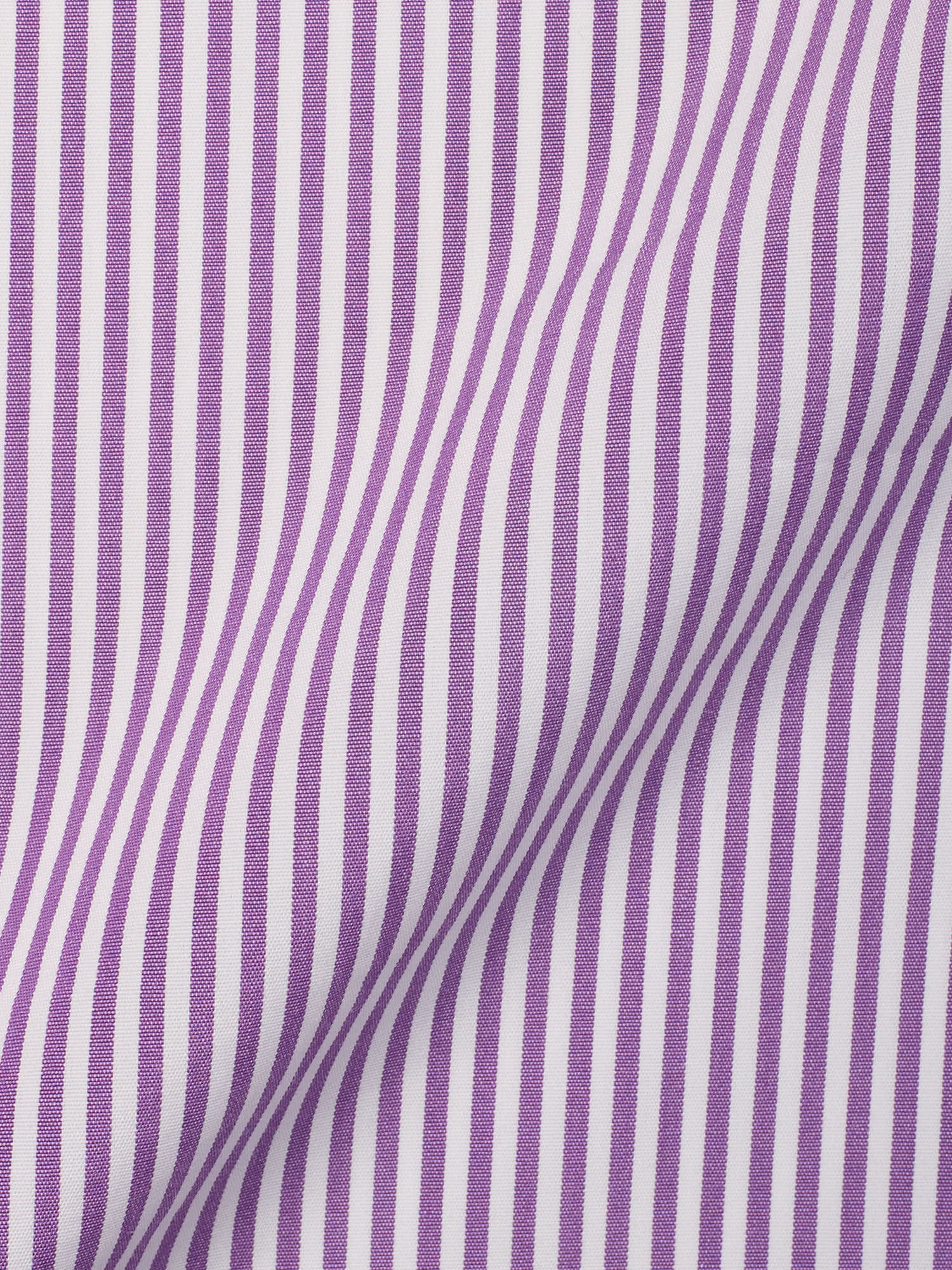 ISAIA Napoli Purple Striped Cotton Dress Shirt EU 42 NEW US 16.5