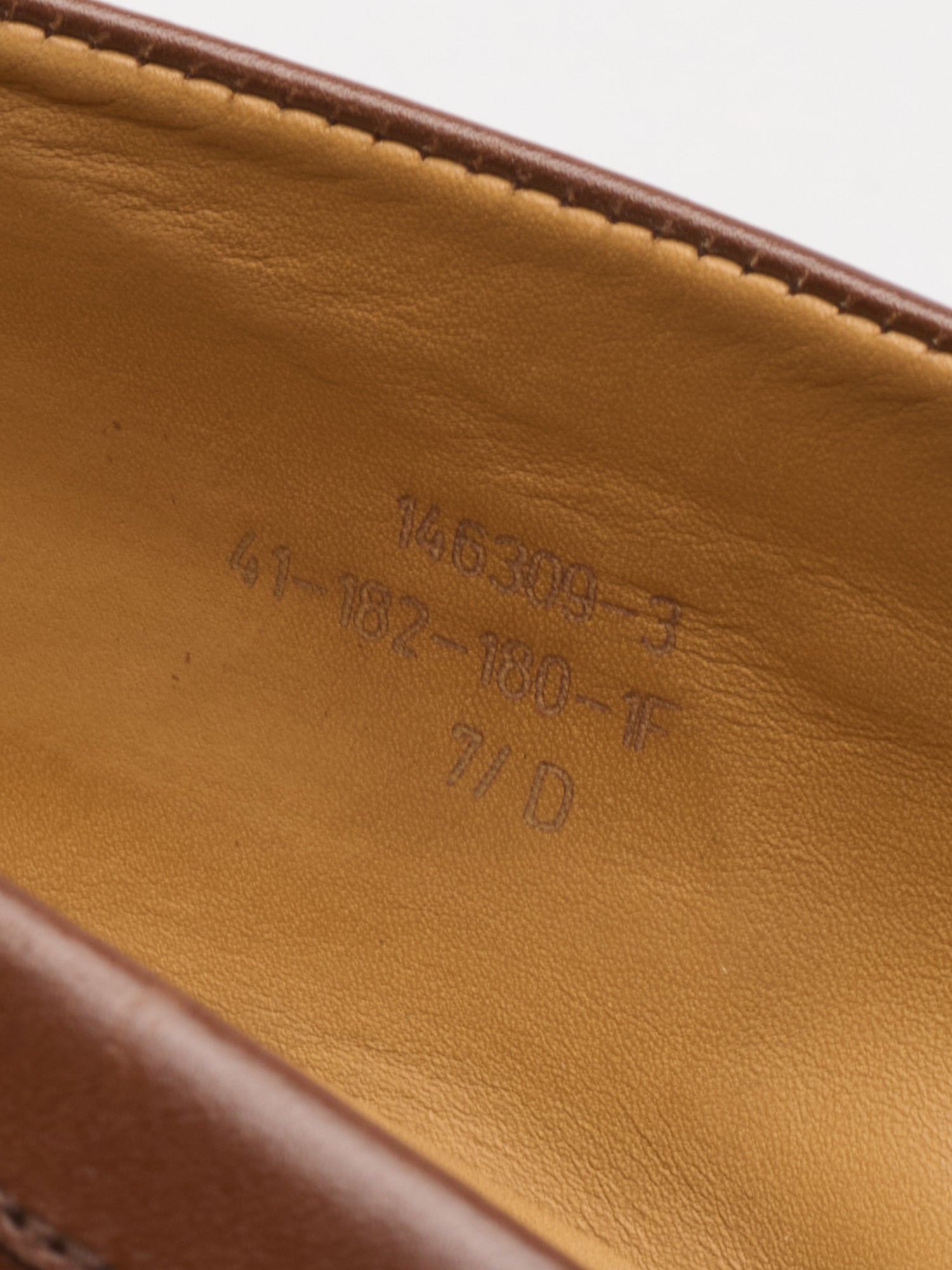 J.M. WESTON 180 Loafer Brown Box Calf Leather Moc Toe Penny Loafer Shoes 7D US 8