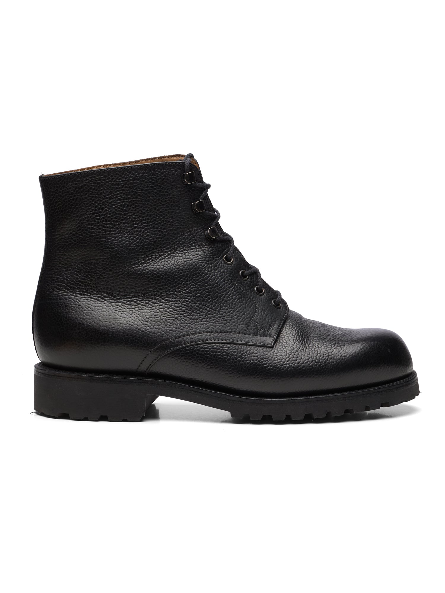 J. M. WESTON "Worker" Black Grained Calfskin Boots 8D US 9