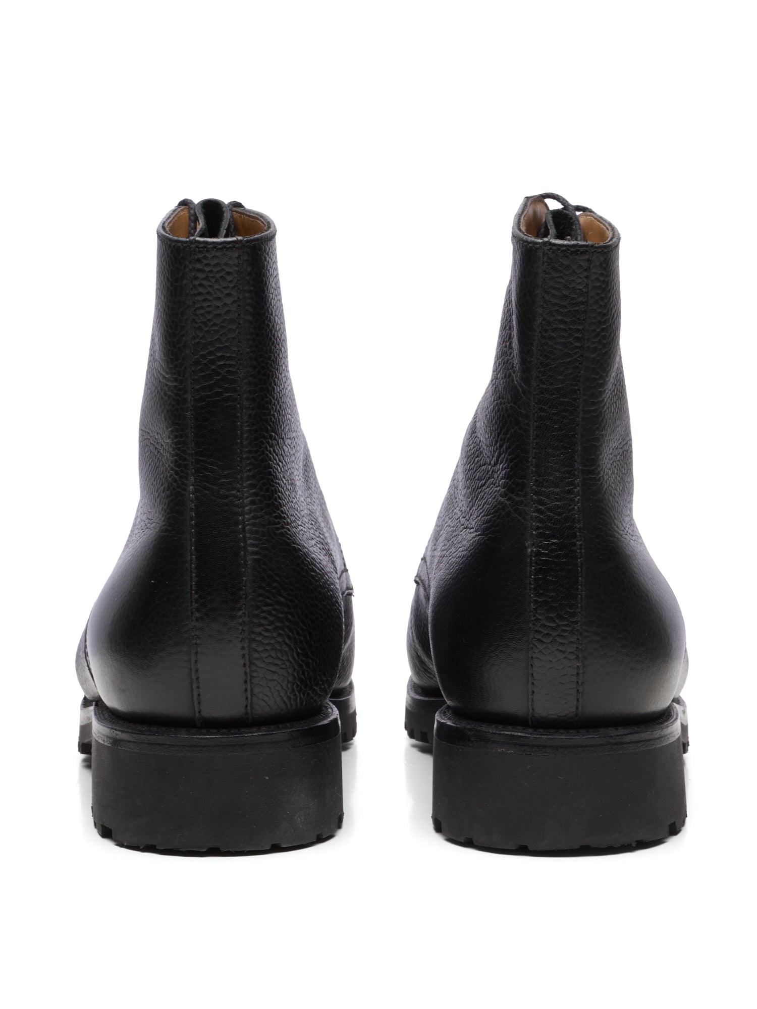 J. M. WESTON "Worker" Black Grained Calfskin Boots 8D US 9