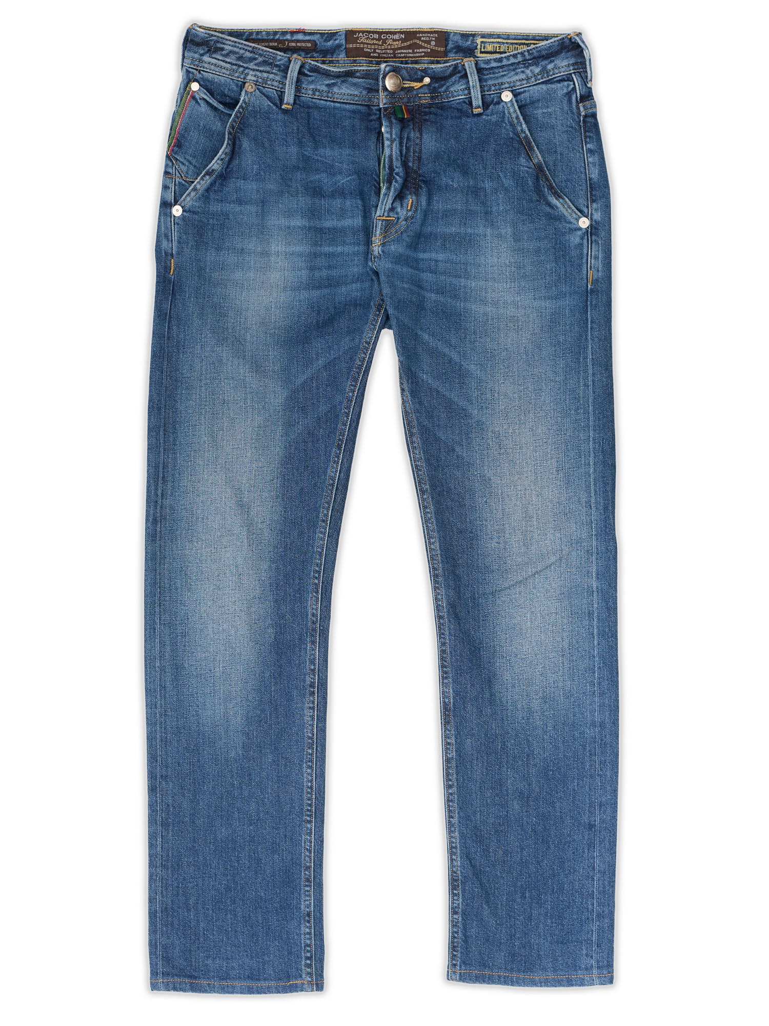 JACOB COHEN 613 Limited Edition 071 of 304 Blue Luxury Denim Jeans US 32