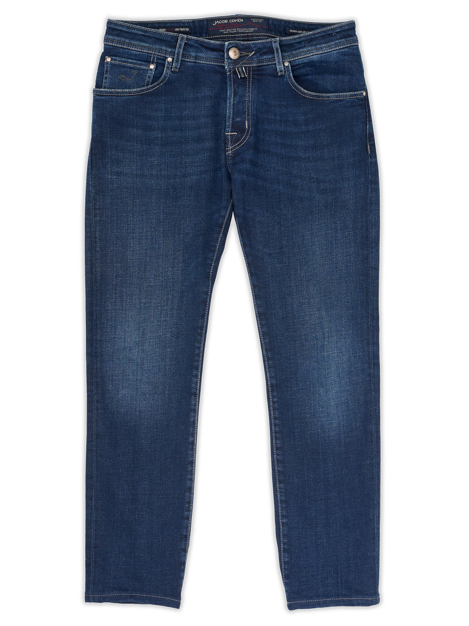 JACOB COHEN 622 Blue Cotton Stretch Denim Pants US 32 NEW