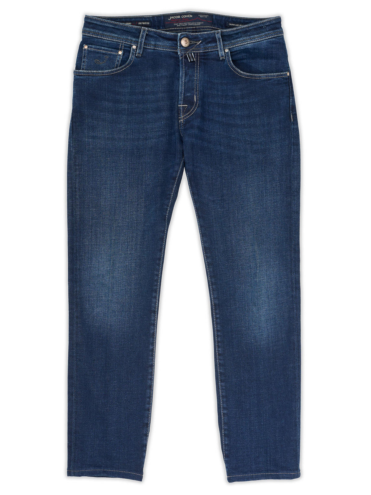 JACOB COHEN 622 Blue Cotton Stretch Denim Pants US 32 NEW