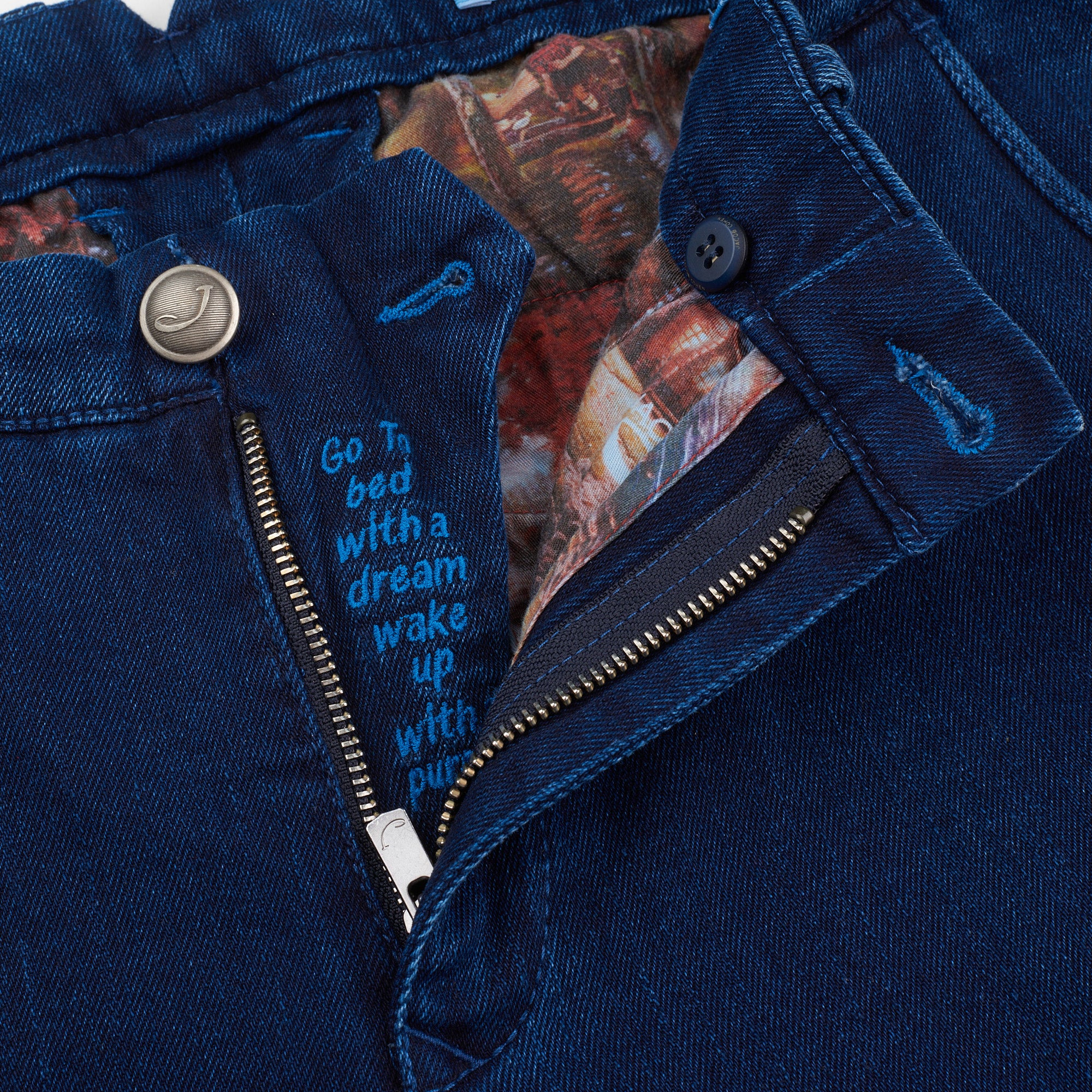 JACOB COHEN Academy Bobby Indigo Blue Denim Slim Fit Jeans NEW US 31 JACOB COHEN