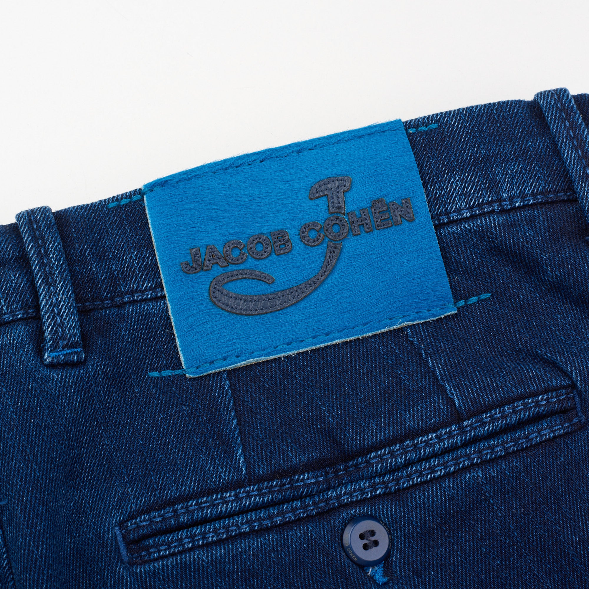 JACOB COHEN Academy Bobby Indigo Blue Denim Slim Fit Jeans NEW US 31 JACOB COHEN