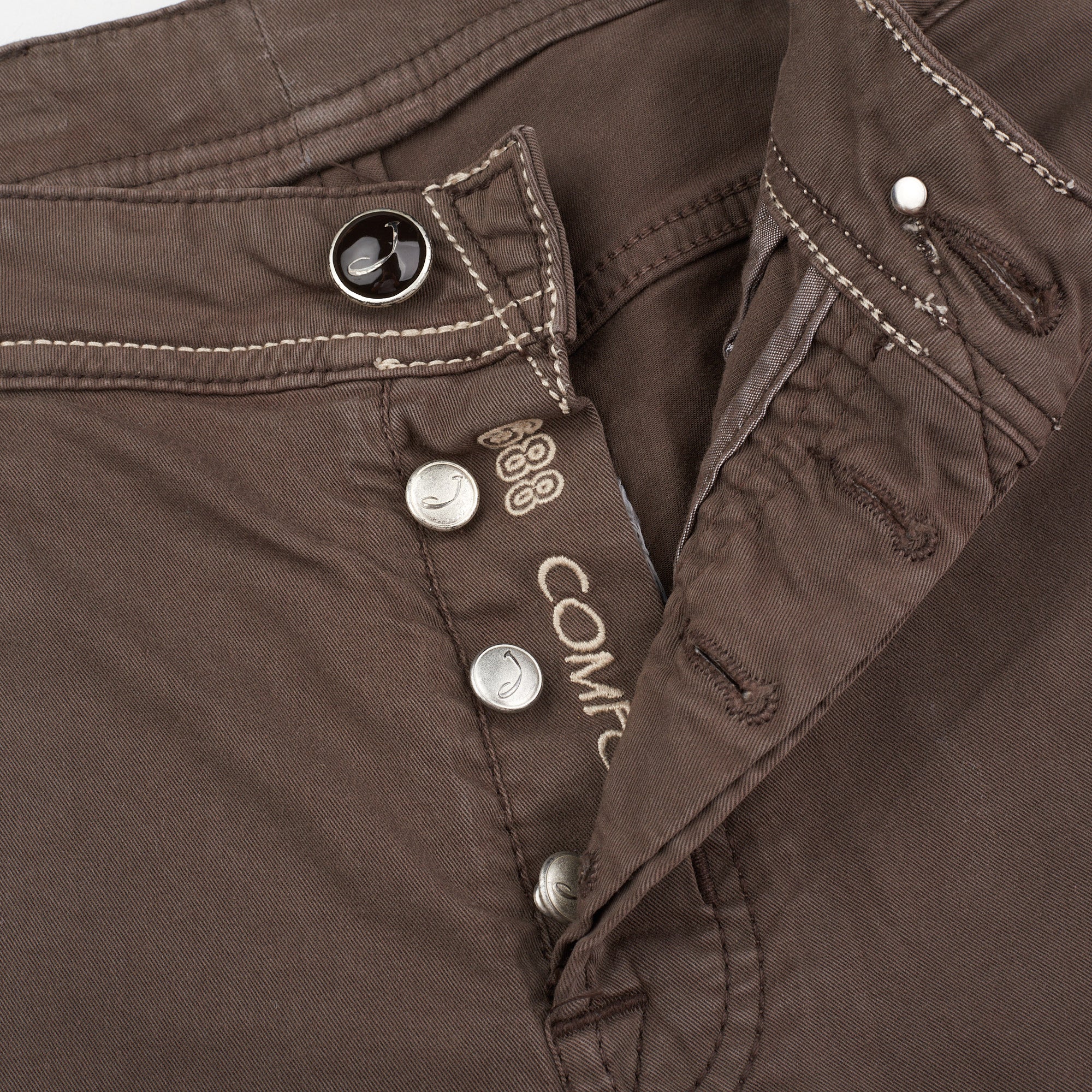 JACOB COHEN J688 Comfort Gray Cotton Gabardine Stretch Slim Fit Jeans Pants US 30 JACOB COHEN