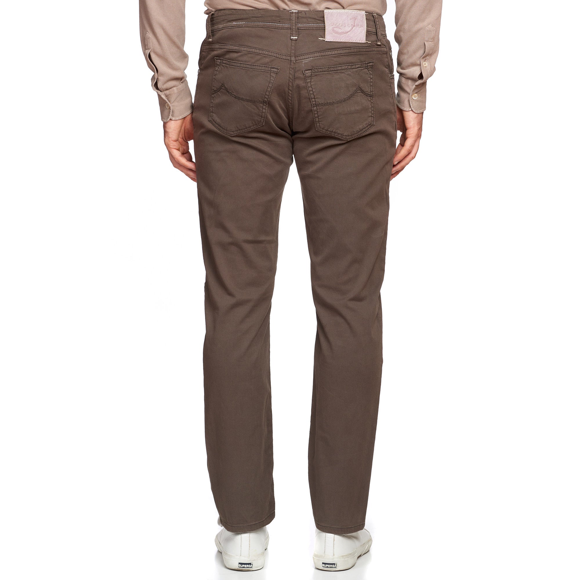 JACOB COHEN J688 Comfort Gray Cotton Gabardine Stretch Slim Fit Jeans Pants US 30 JACOB COHEN