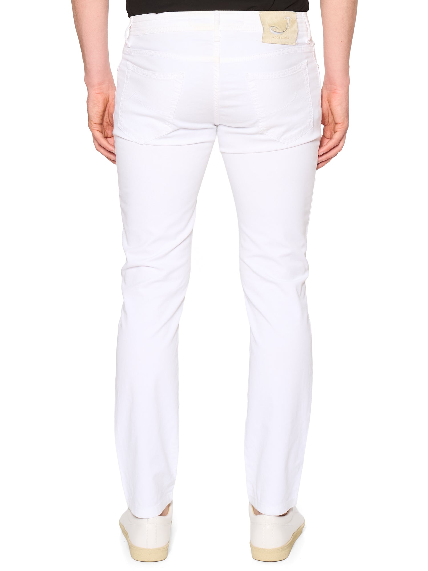 JACOB COHEN Luxury Denim Style 688 White Stretch Jeans Pants US 33 Slim