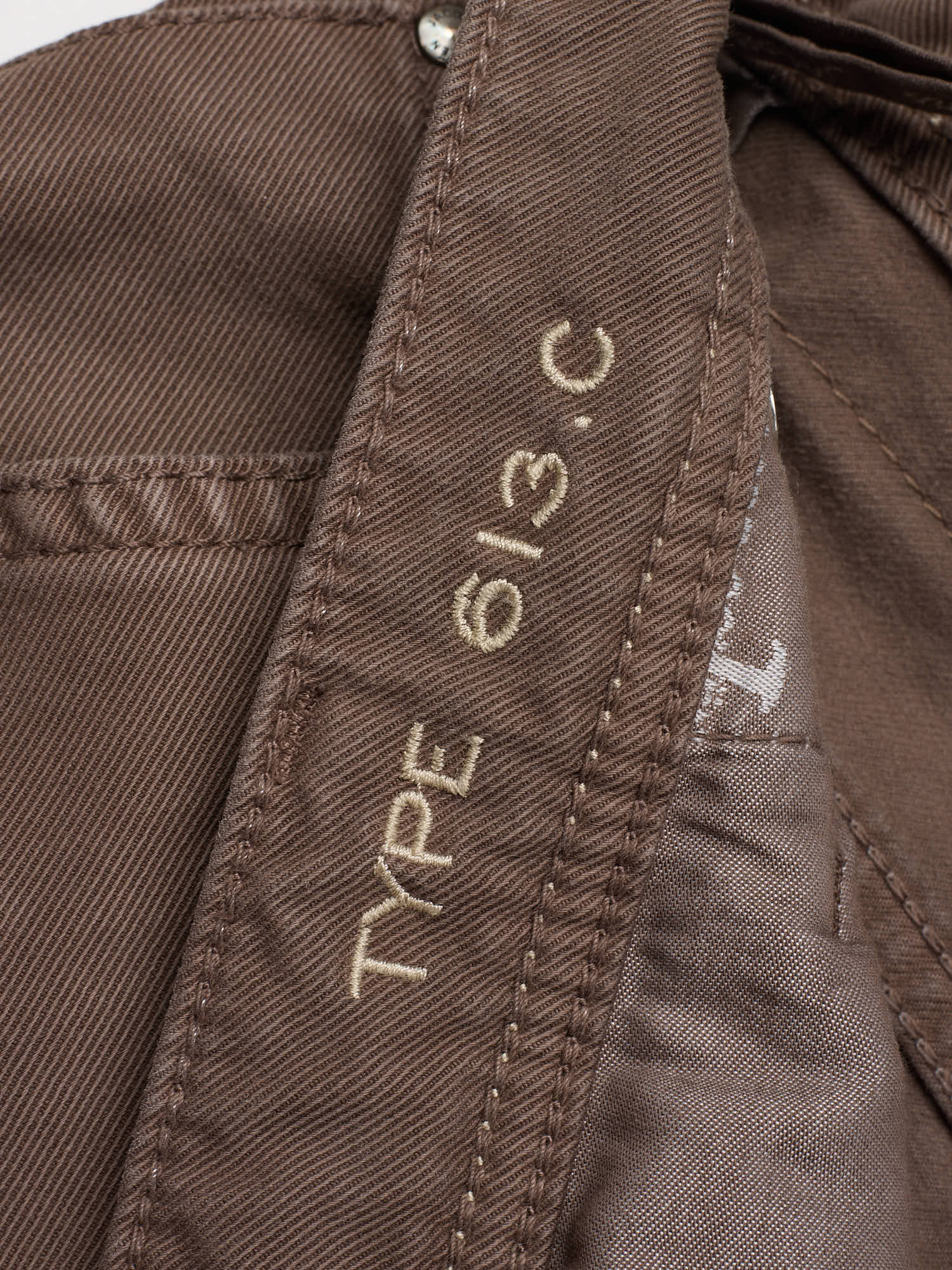 JACOB COHEN Luxury Denim Type 613.C Brown Cotton Twill Stretch Jeans US 32