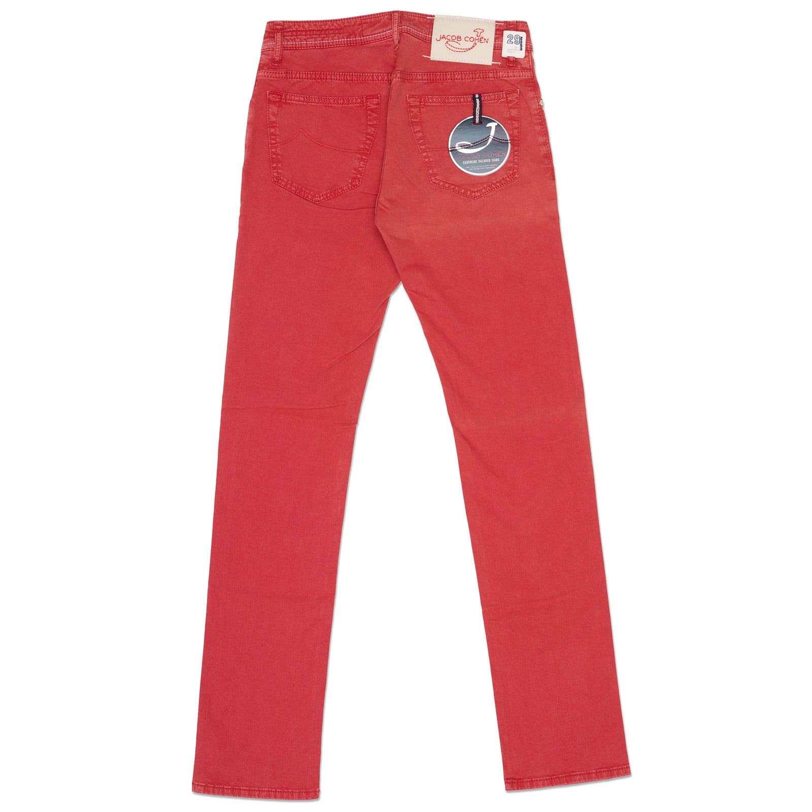 JACOB COHEN "TYPE 688. C" Red Second Premium Ed Jeans NEW US 29