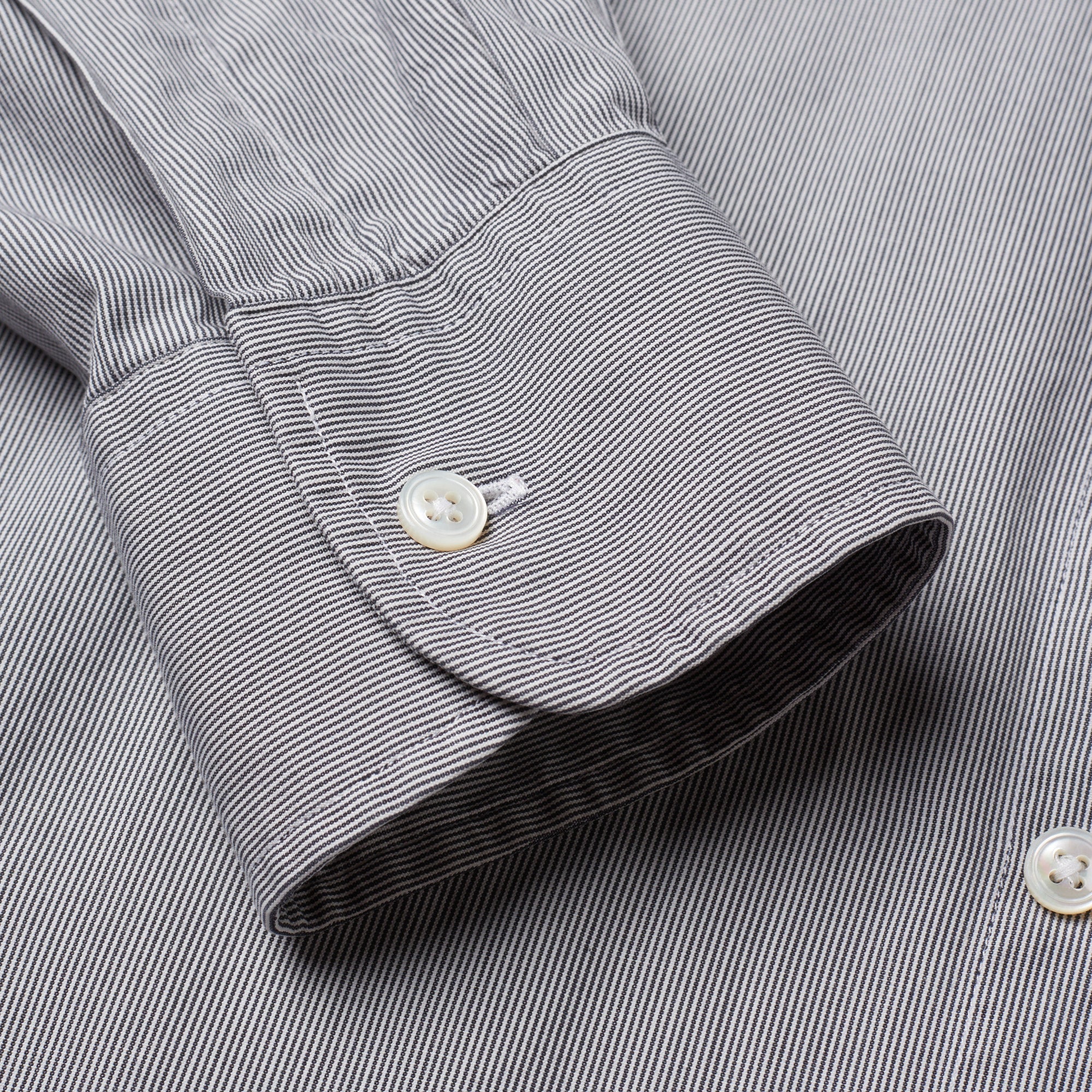 JAY KOS New York Gray Striped Cotton Shirt EU 41 US 16 JAY KOS