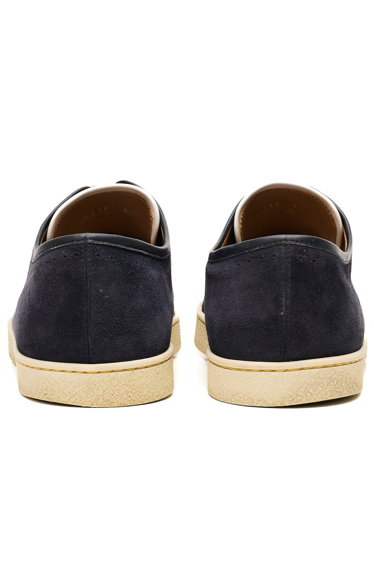 JOHN LOBB Blue "Levah" Cap-Toe Suede Leather Sneakers US 9.5
