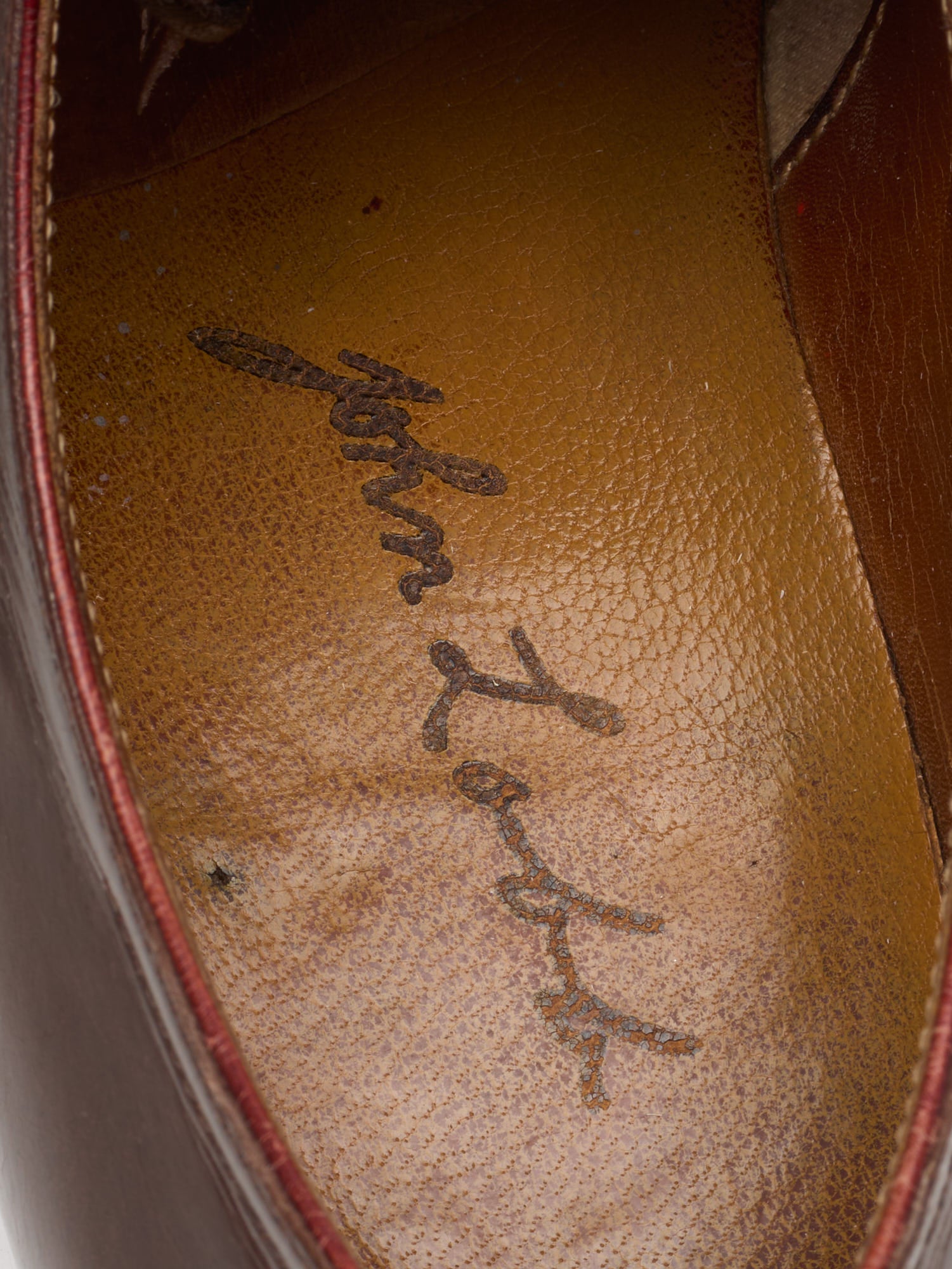 JOHN LOBB Paris Bespoke Semi-Brogue Captoe Oxford Shoes UK 8 US 9