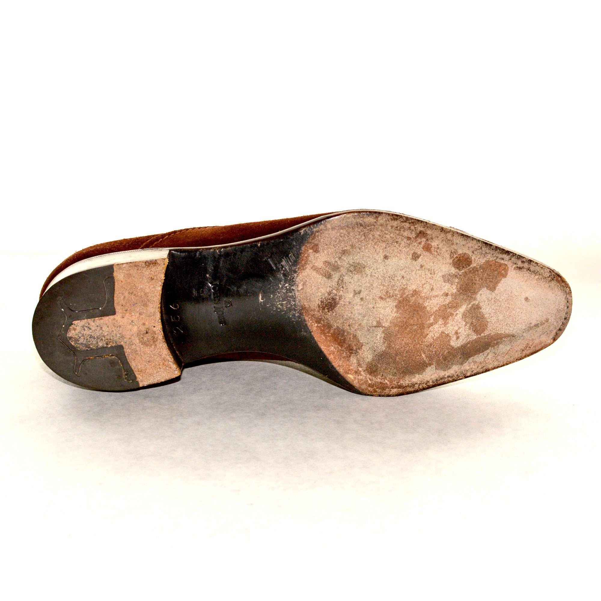 JOHN LOBB "JSaint Crepin 2011" Brown Suede Shoes UK 8.5E US 9.5 Last 8000 JOHN LOBB