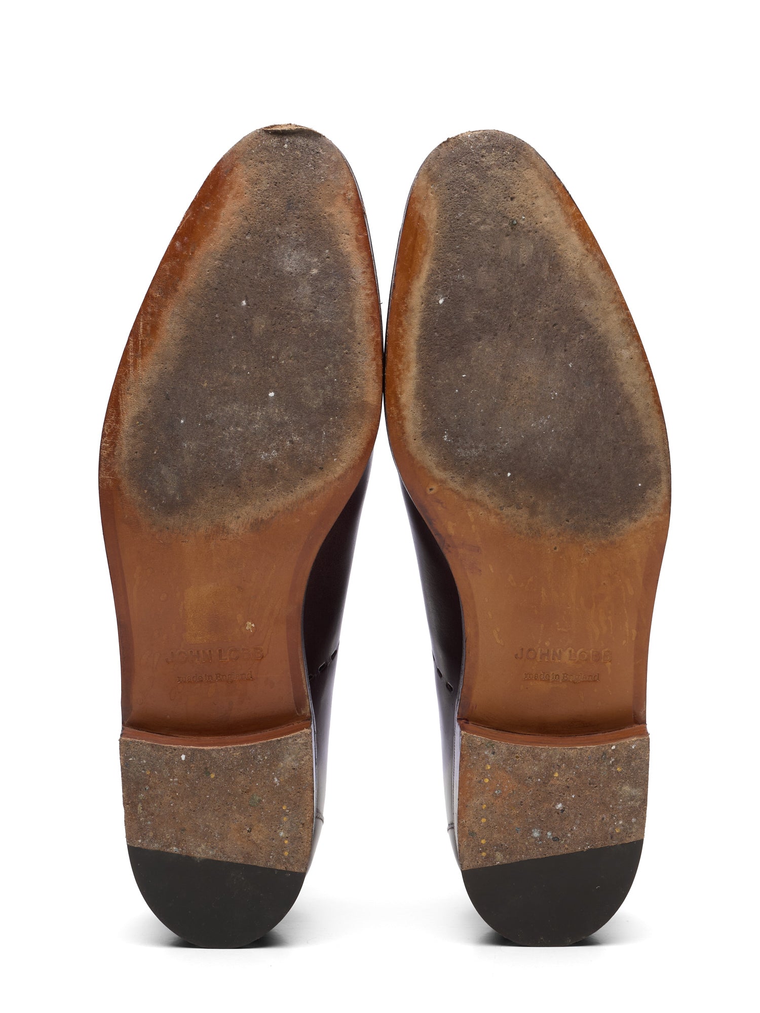 JOHN LOBB "City II Oval" Dark Brown Calf Leather Oxford Shoes 8.5E US 9.5