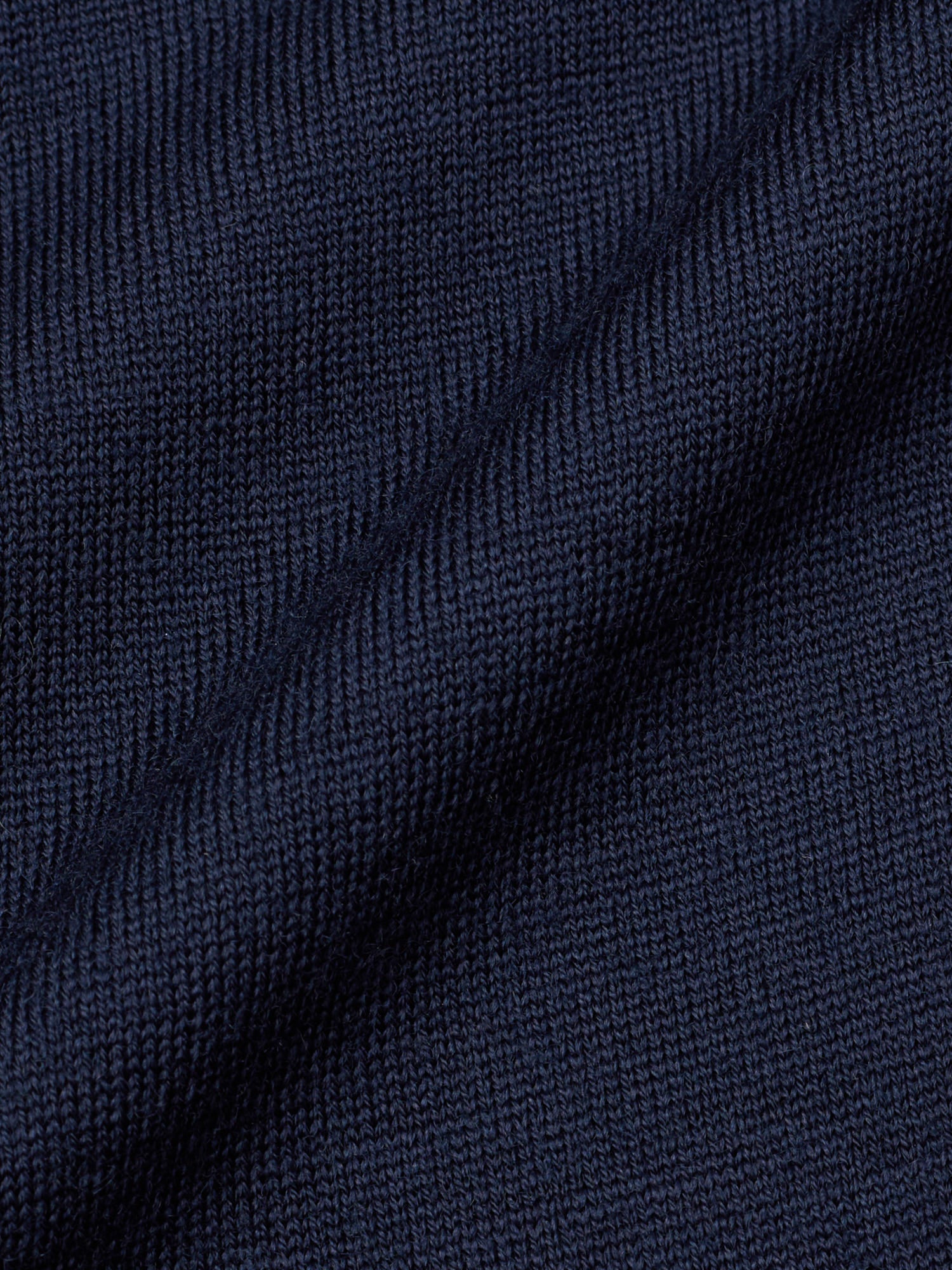 JOHN SMEDLEY Dark Blue Merino Wool Cardigan Sweater