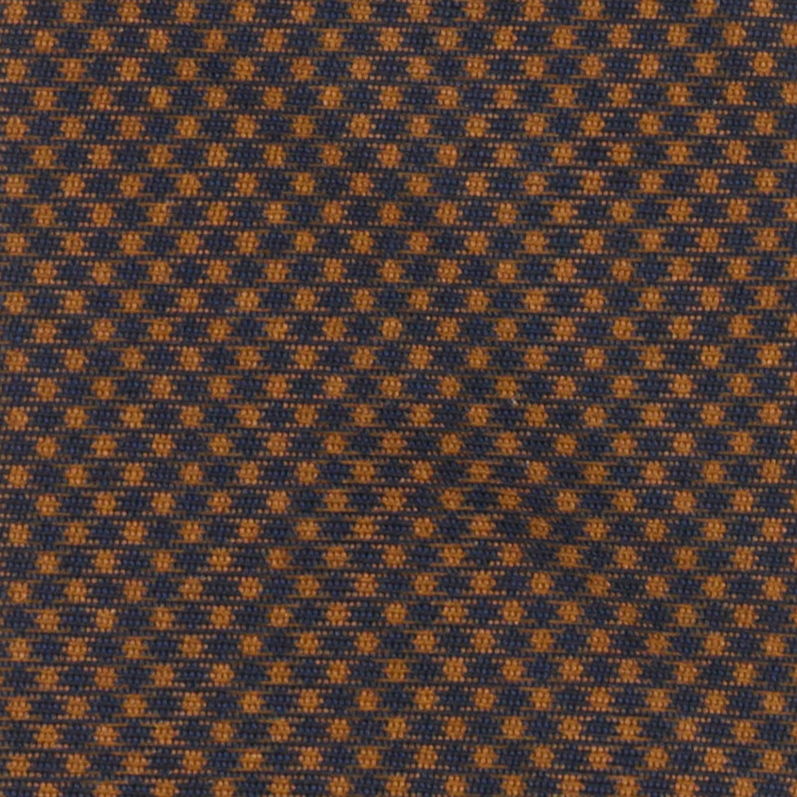 KITON Brown Plaid Seven Fold Cotton-Wool Tie NEW